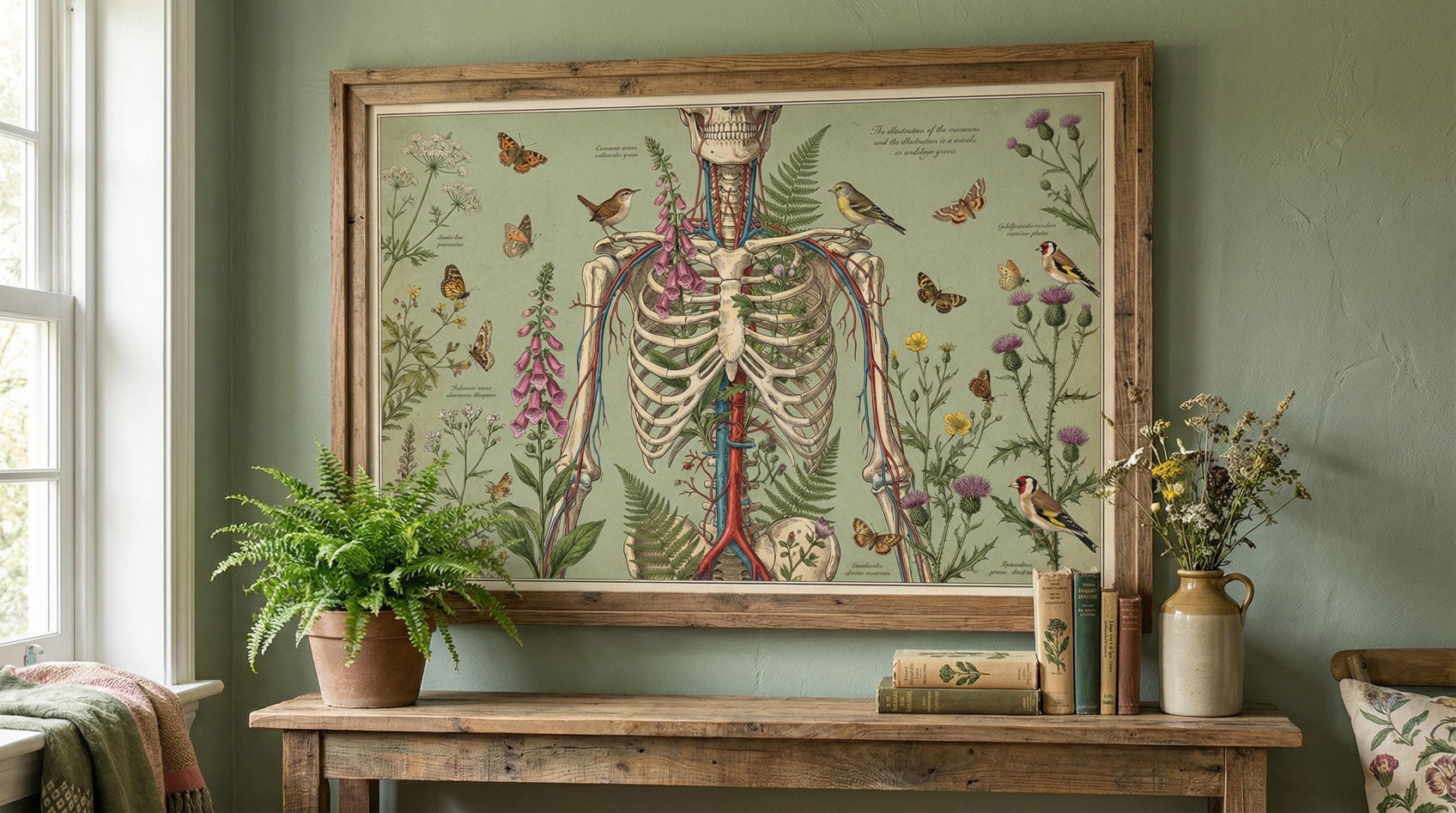 Wall Art Print: Human Nature Connection - Abstract Home Decor