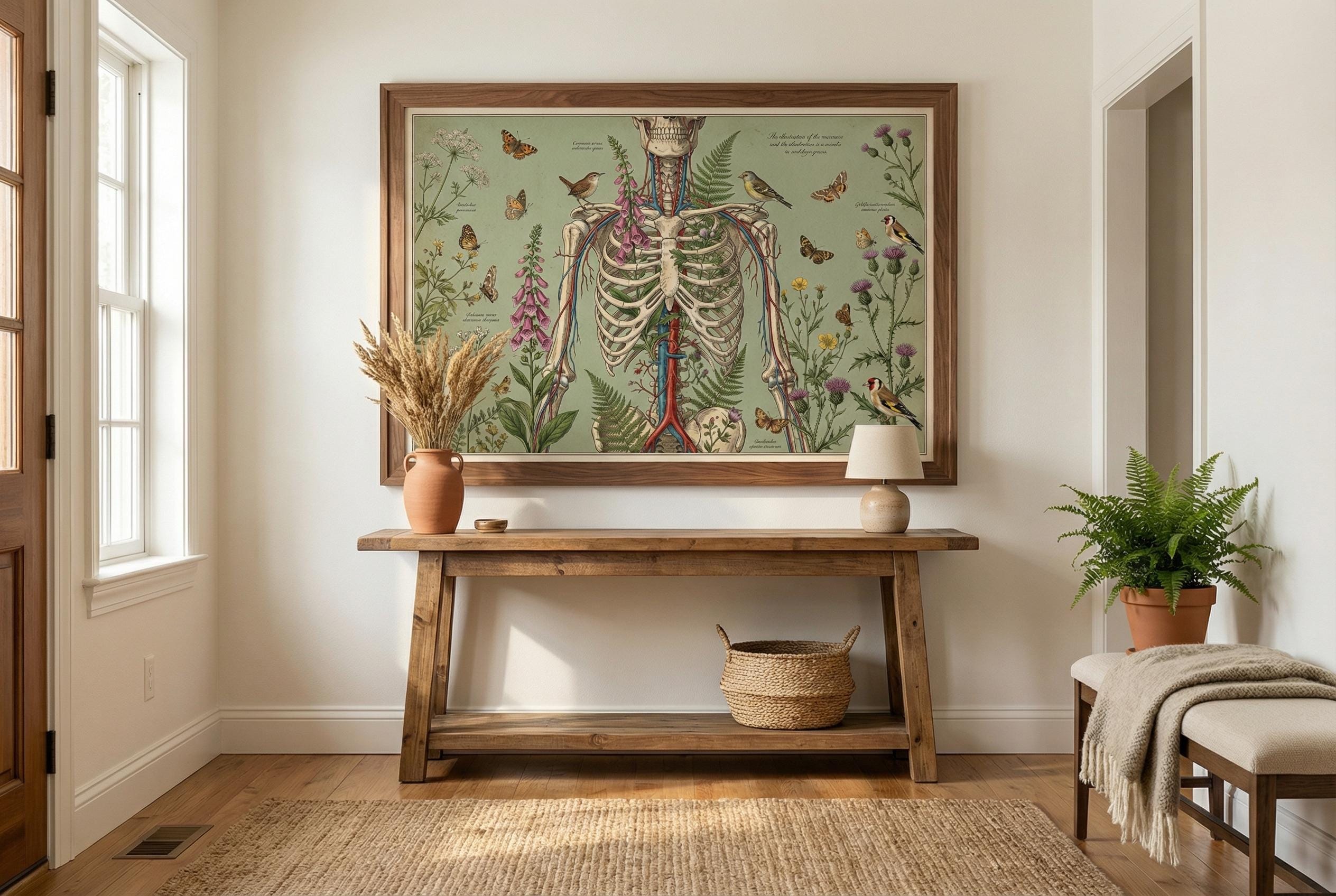 Wall Art Print: Human Nature Connection - Abstract Home Decor