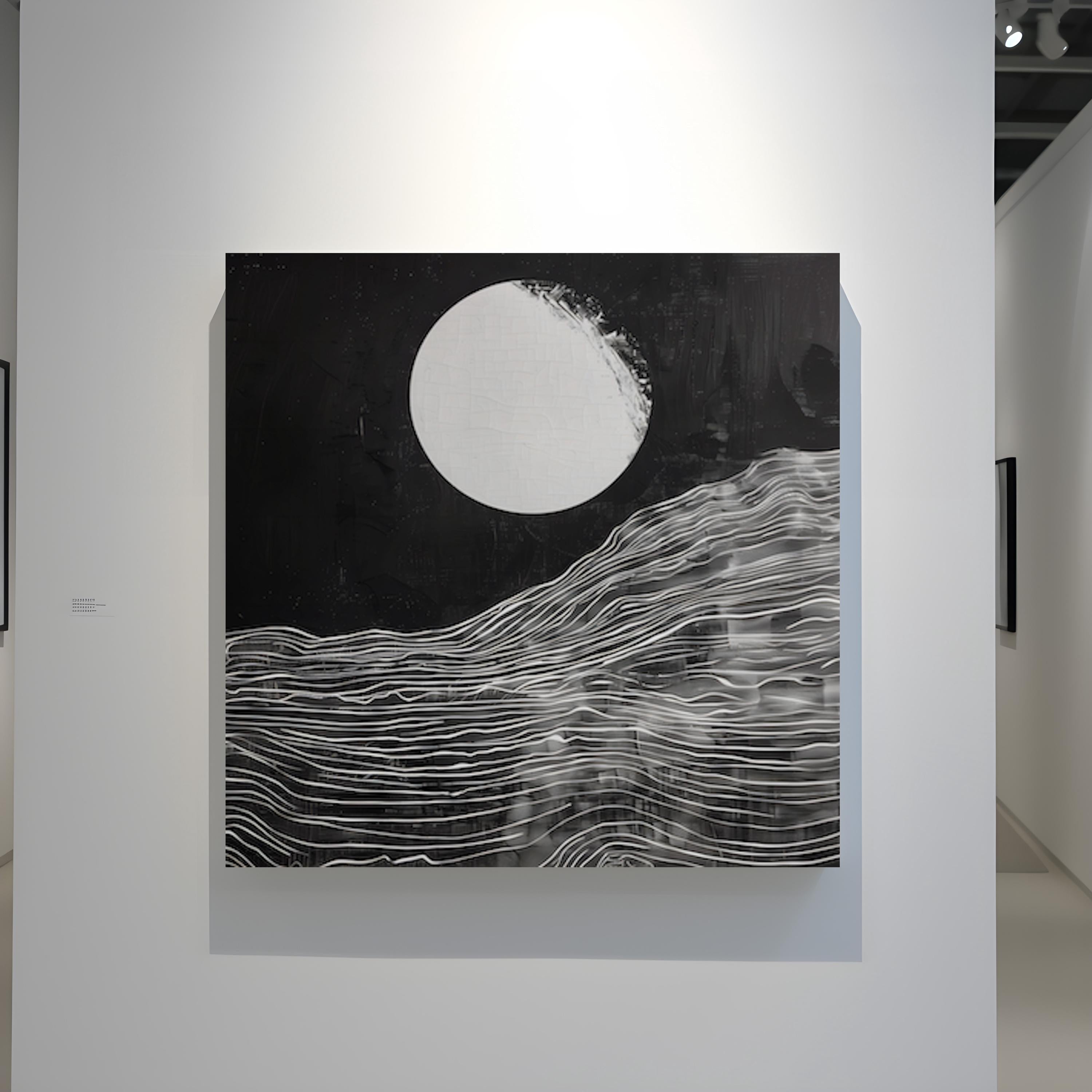 Celestial Balance: Abstract Sun and Moon Art Print | Modern Minimalist Boho Wall Decor