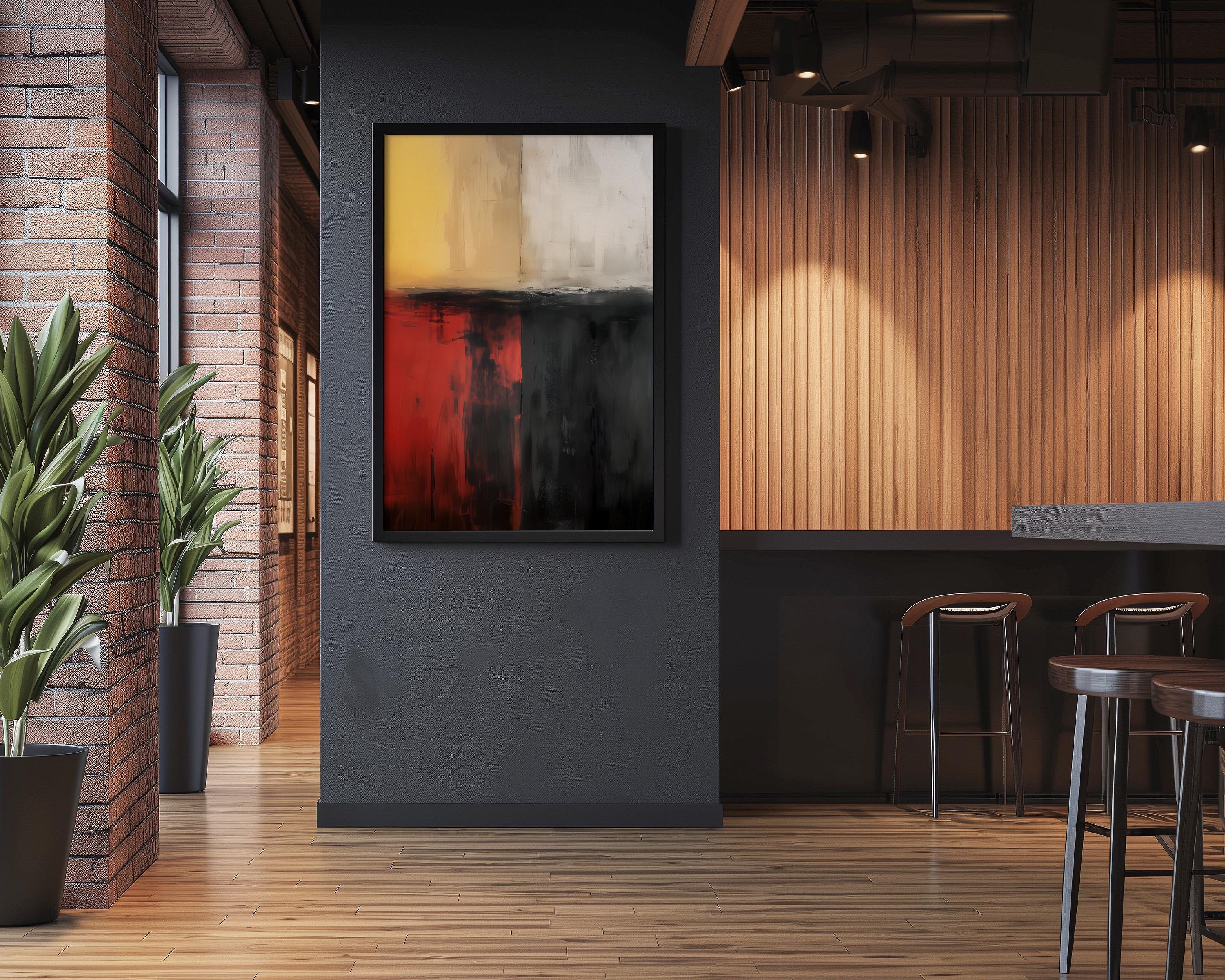 Abstract Elegance: Minimalist Wood Sign Art | Modern Geometric & Organic Wall Decor