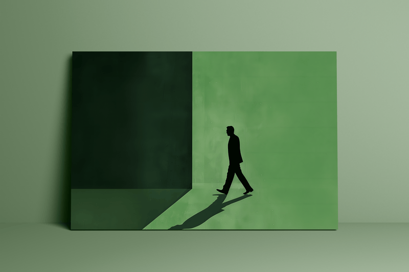 Elegant Gentleman Art – Sophisticated Urban Chic Decor | Modern Wall Art Print