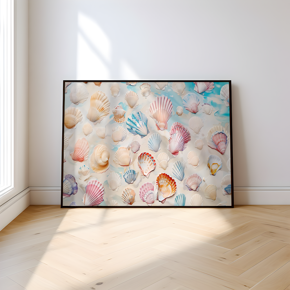 The Salty Mare: Coastal Cowgirl Art | Preppy & Maximalist Beach Wall Decor