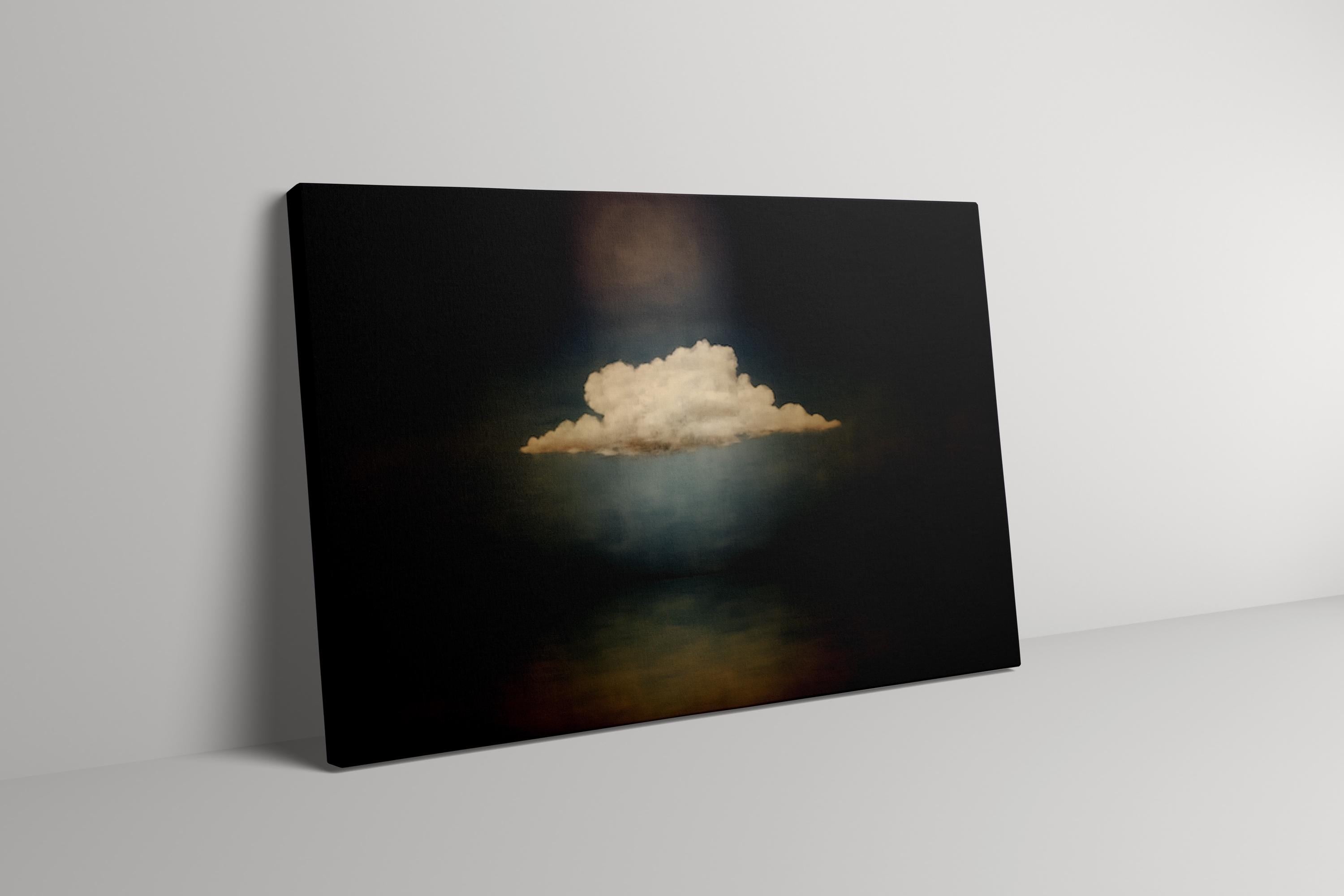 Vintage Moody Cloud Art - Minimalist Wall Decor | Serene Cloudscape Print