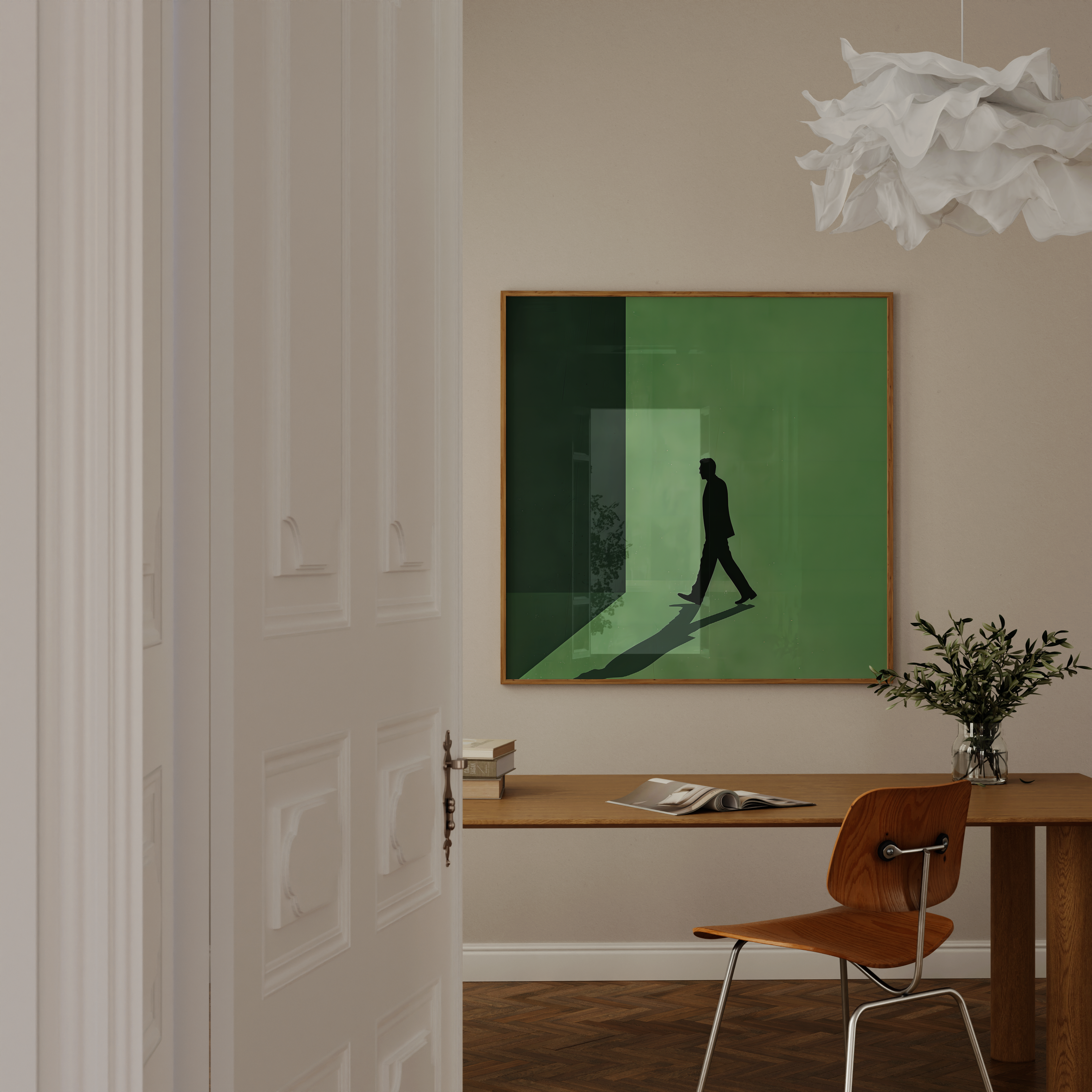 The Boulevardier: Elegant Gentleman Vector Art | Modern & Sophisticated Urban Decor