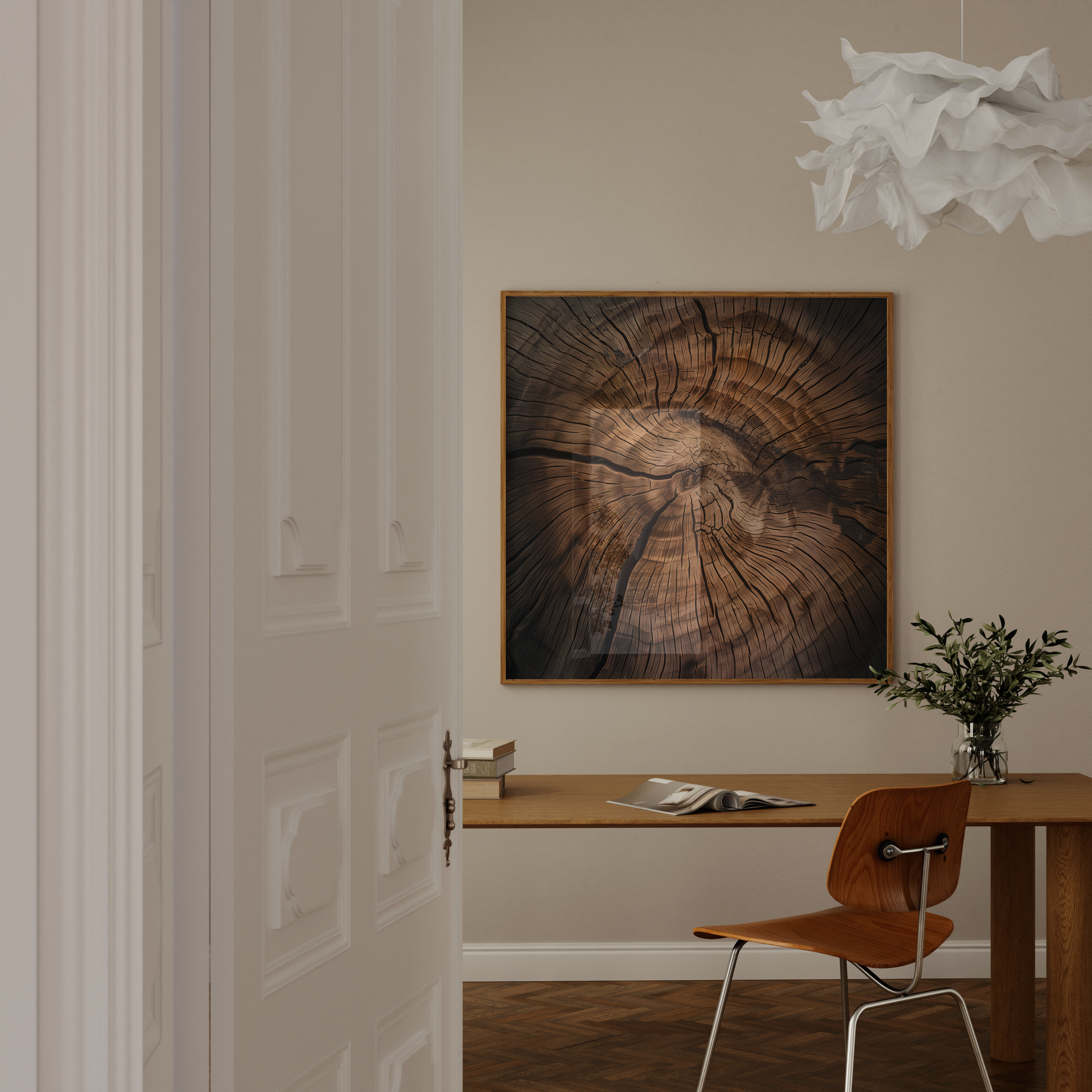 The Life of Trees: Abstract Weathered Wood Texture Art | Rustic & Organic Wall Decor