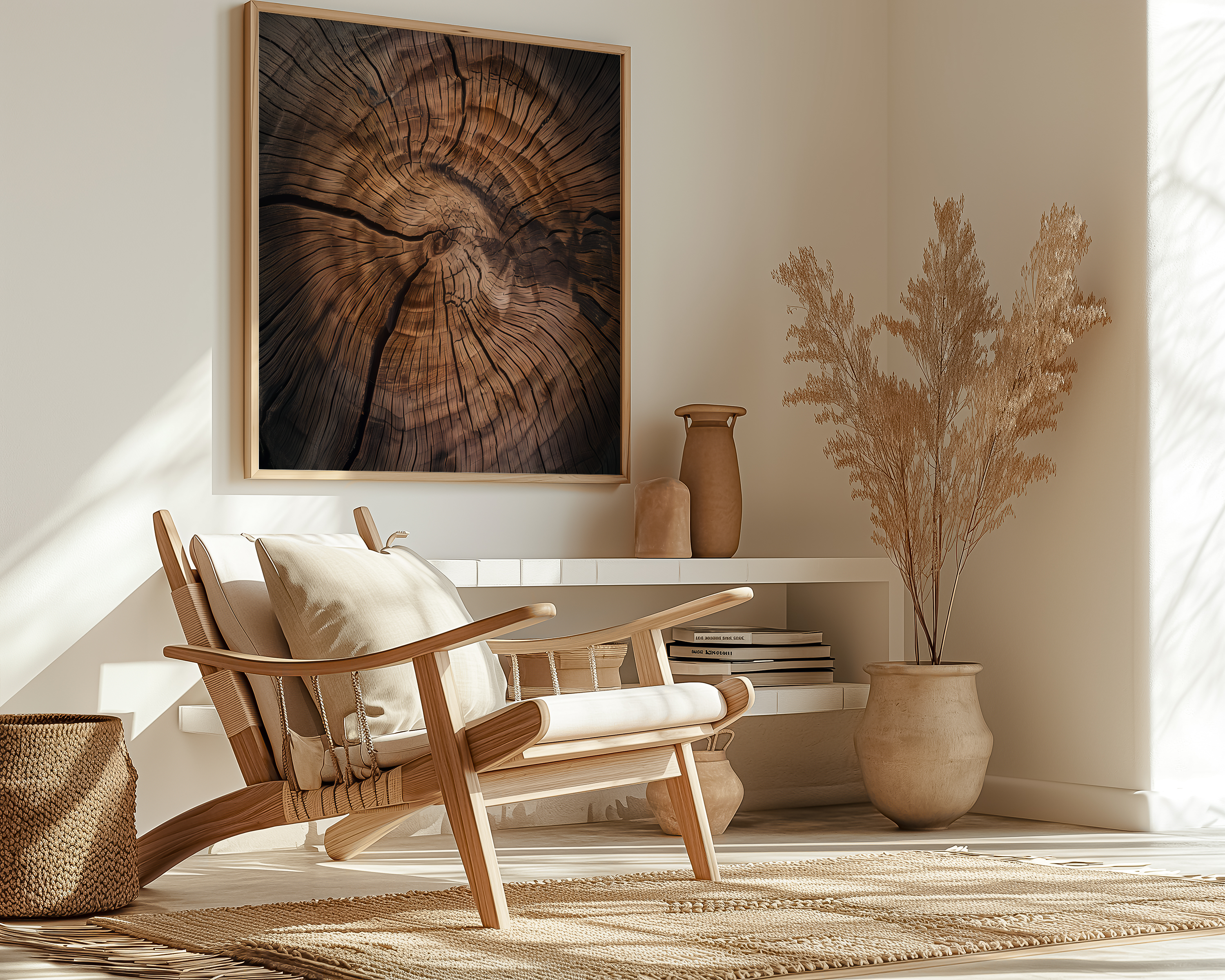 The Life of Trees: Abstract Weathered Wood Texture Art | Rustic & Organic Wall Decor