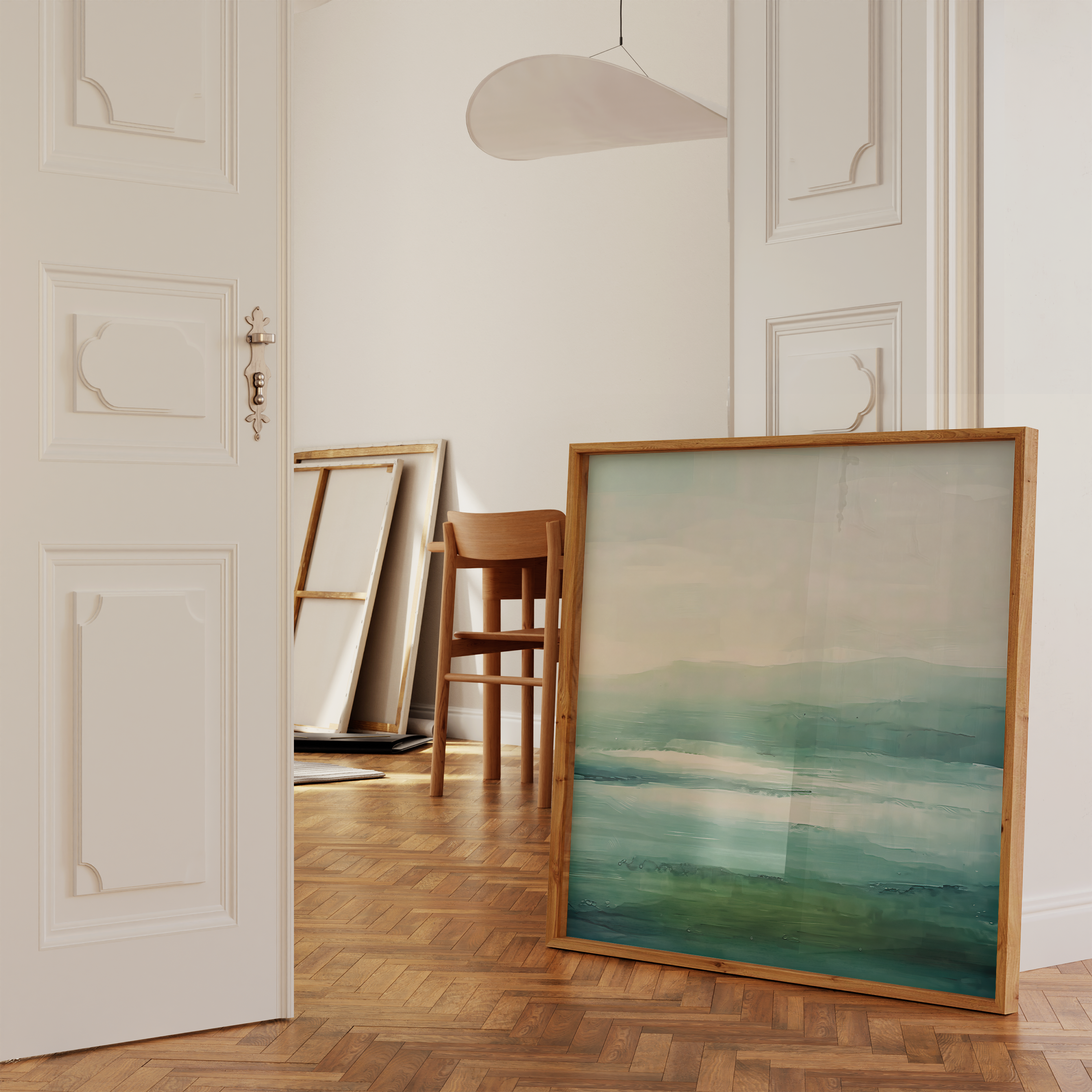 Whispering Waters Interactive Wall Art