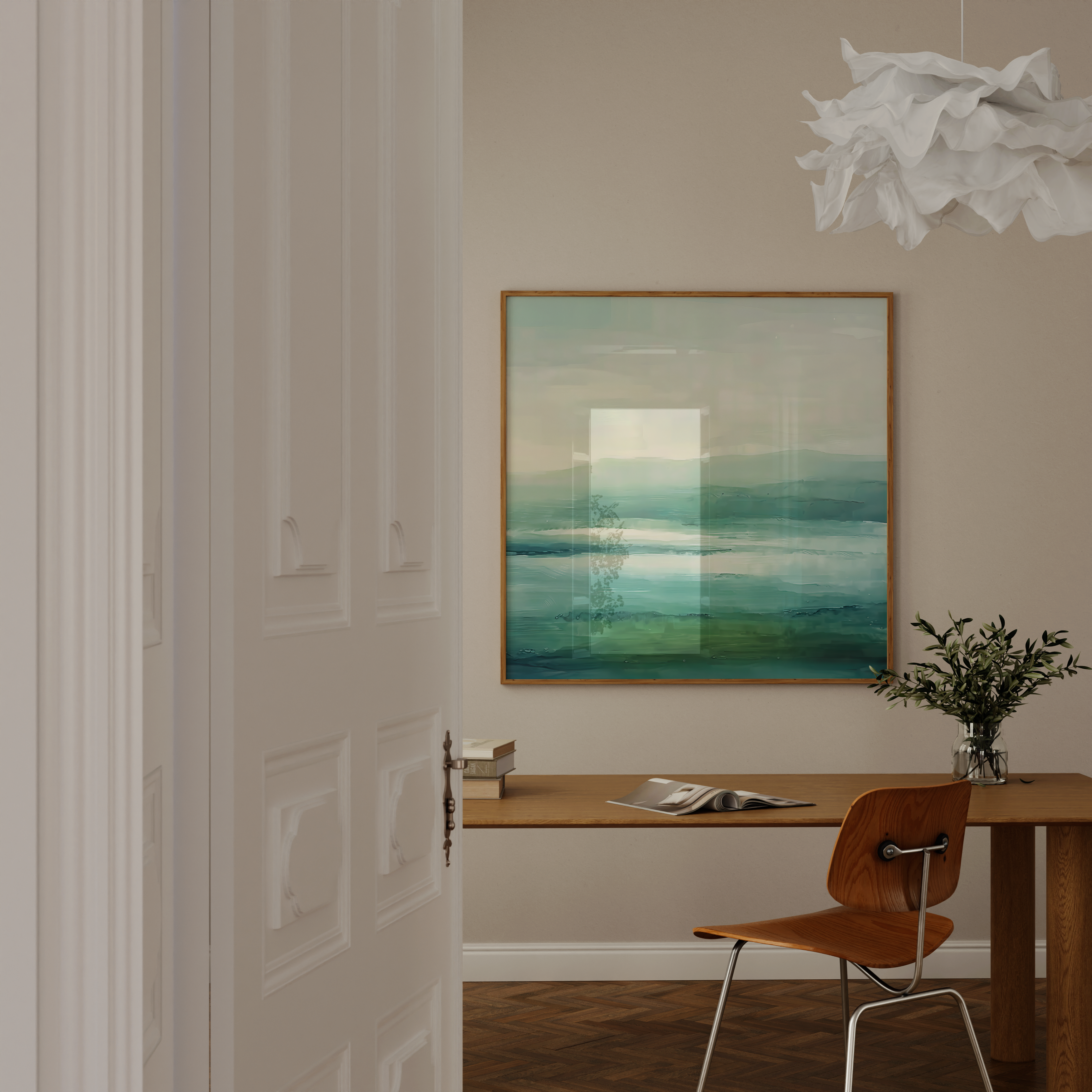 Whispering Waters Interactive Wall Art