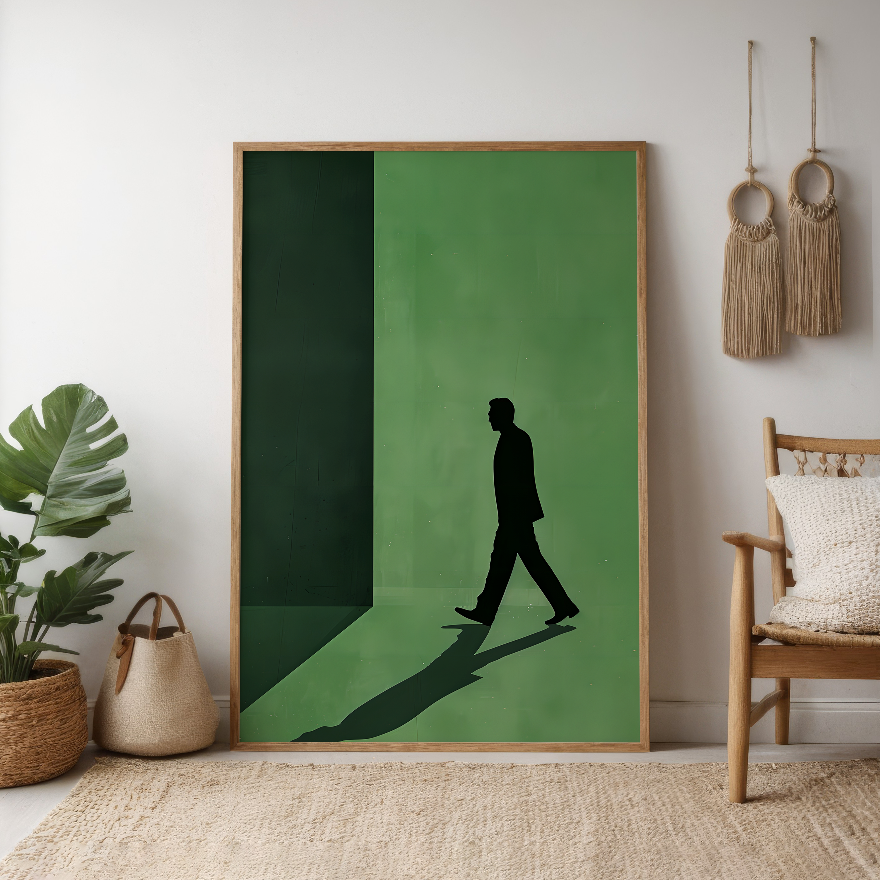 The Boulevardier: Elegant Gentleman Vector Art | Modern & Sophisticated Urban Decor