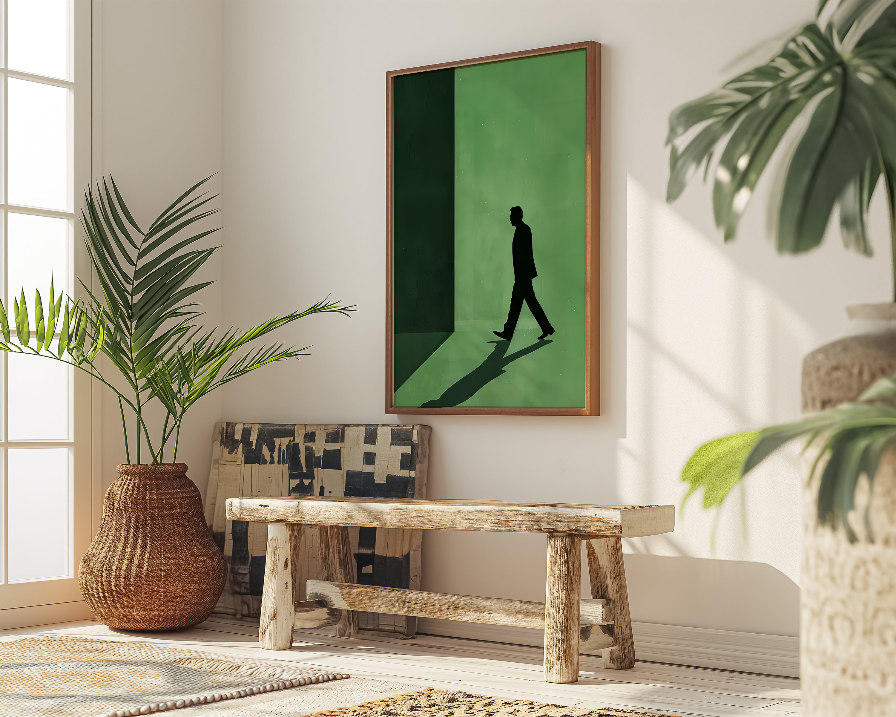 The Boulevardier: Elegant Gentleman Vector Art | Modern & Sophisticated Urban Decor