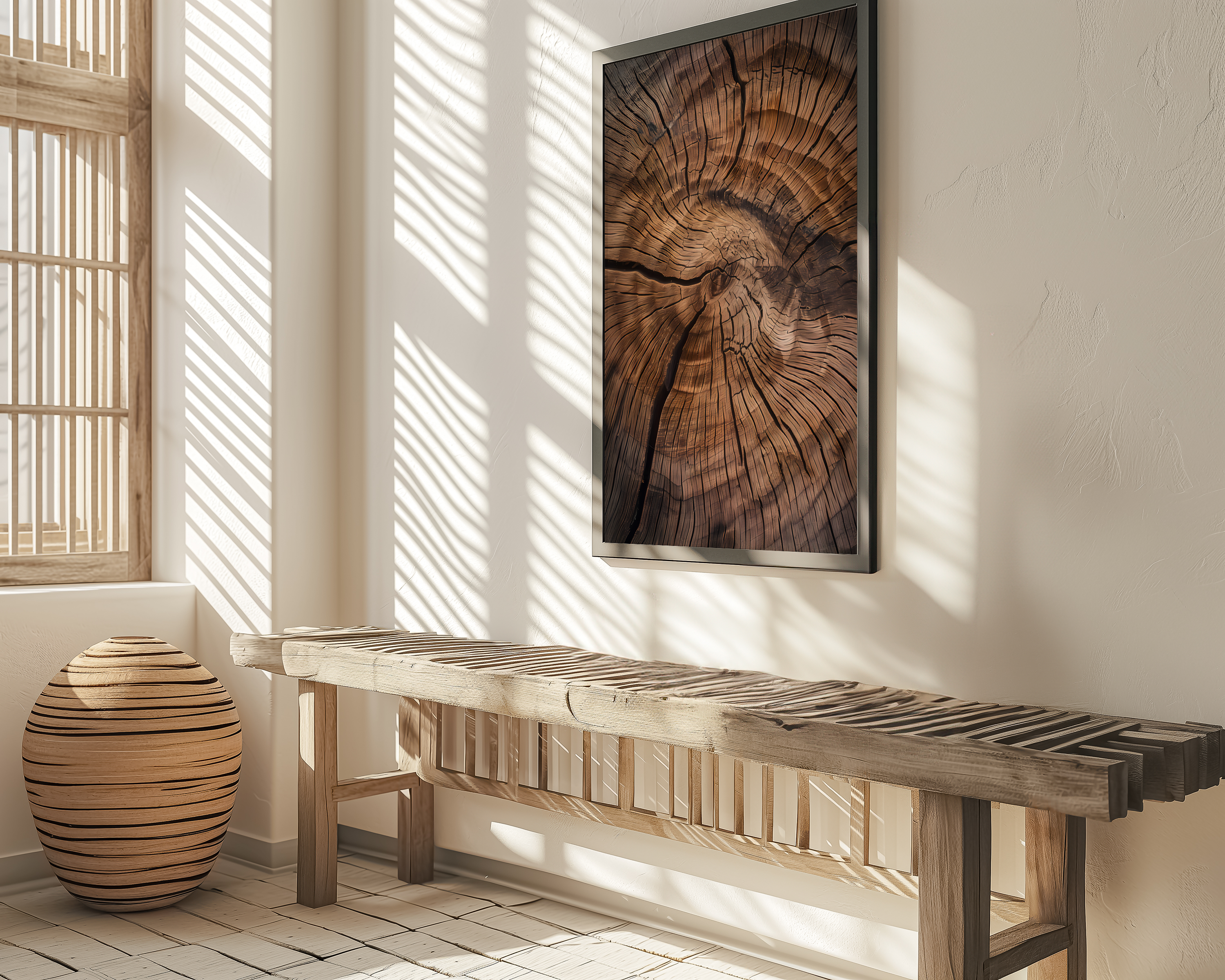 The Life of Trees: Abstract Weathered Wood Texture Art | Rustic & Organic Wall Decor