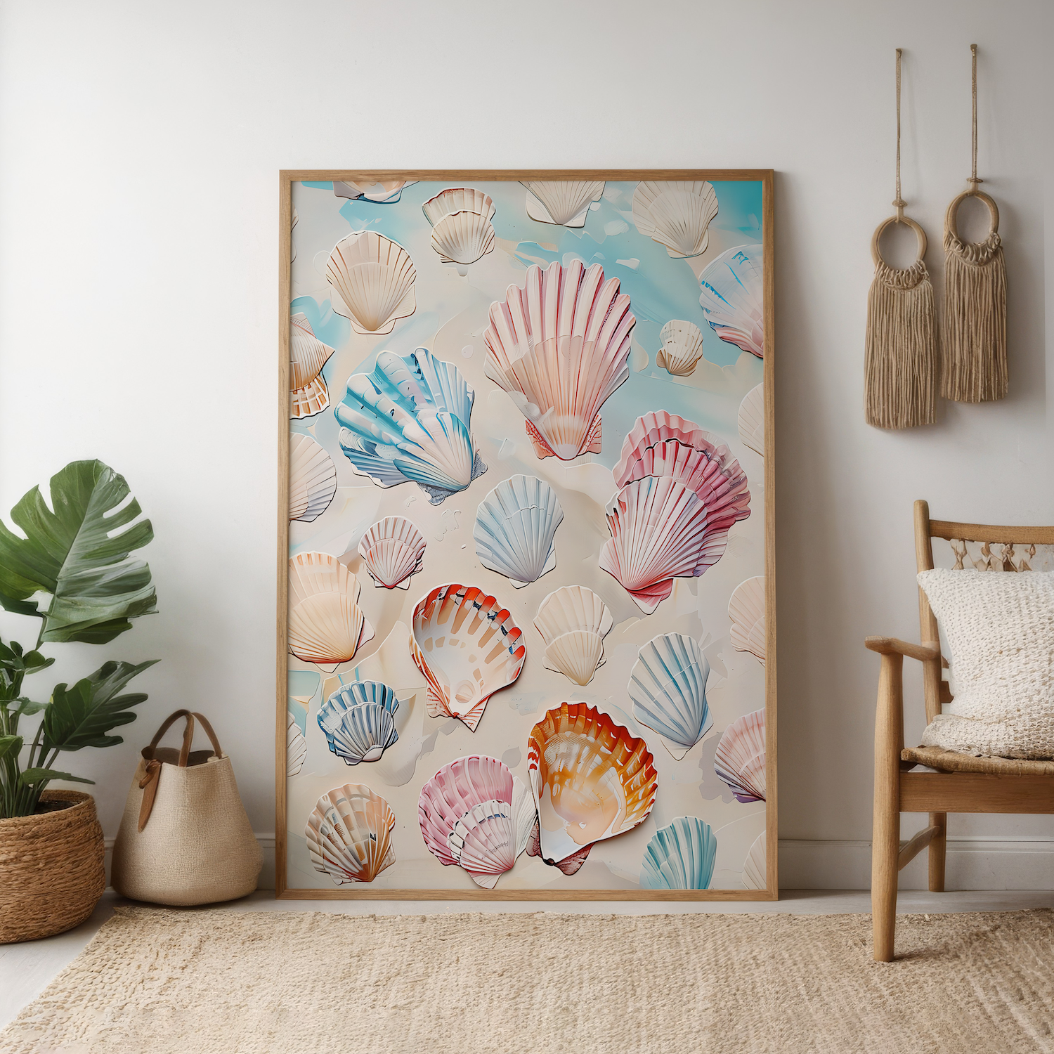 The Salty Mare: Coastal Cowgirl Art | Preppy & Maximalist Beach Wall Decor