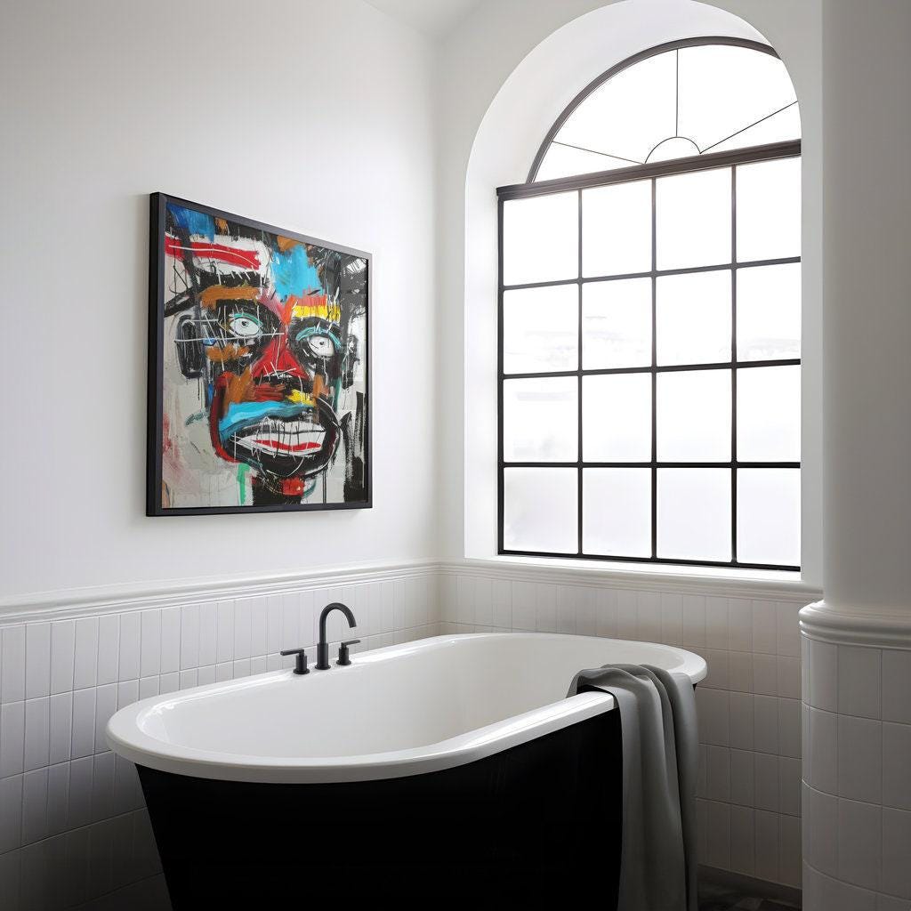 The All-Seeing: Vibrant Abstract Expressionist Eye Painting | Modern & Colorful Wall Art