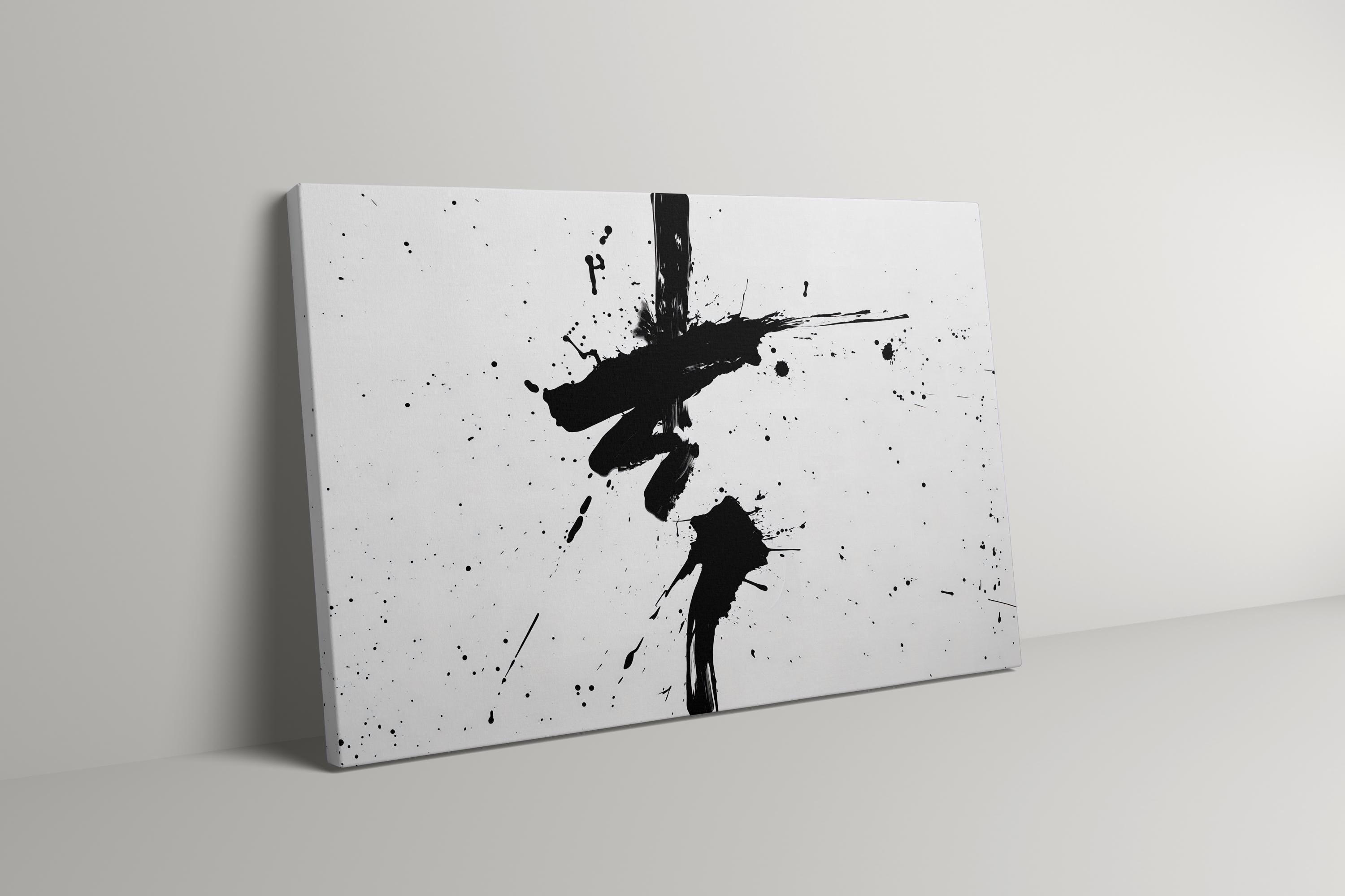 Emerald Peacock Wall Art: Minimalist Japanese-Inspired Green Decor