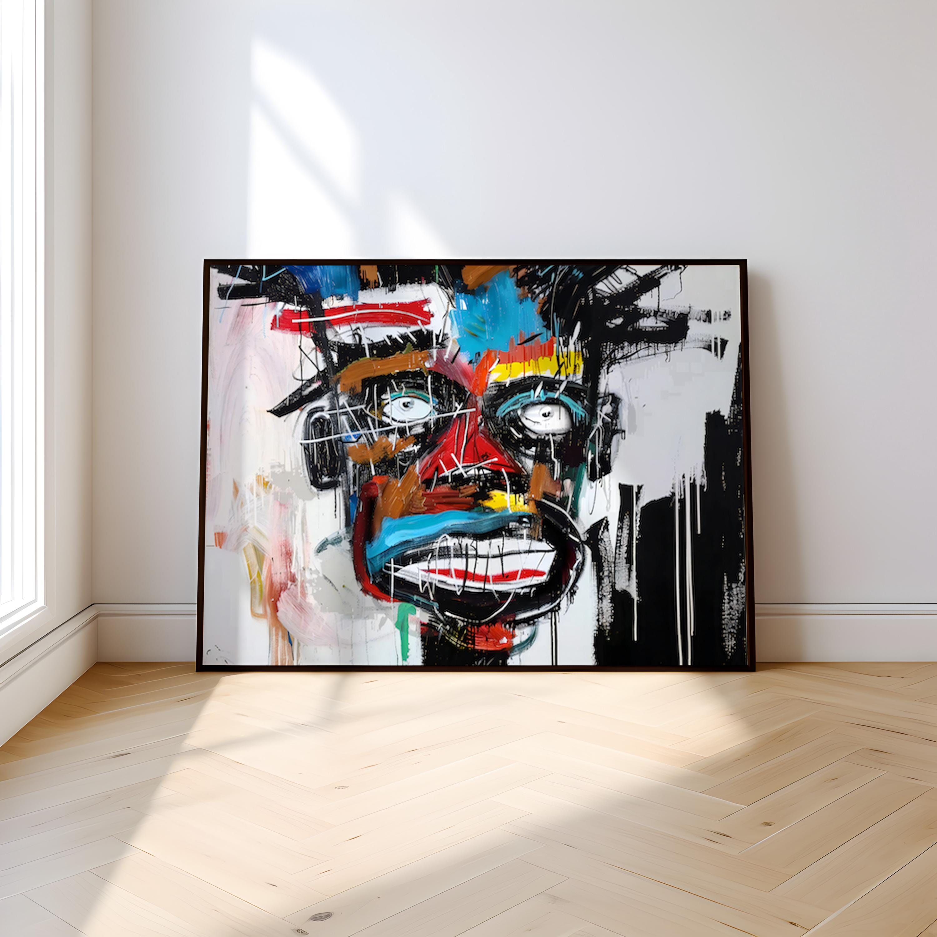 The All-Seeing: Vibrant Abstract Expressionist Eye Painting | Modern & Colorful Wall Art