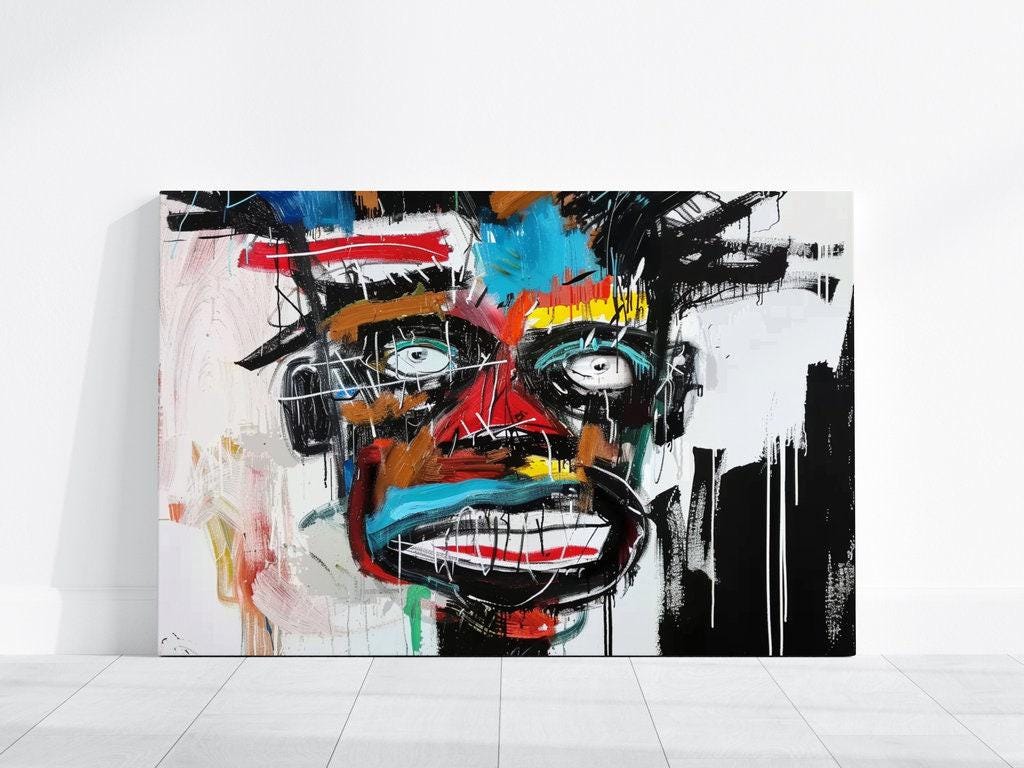 The All-Seeing: Vibrant Abstract Expressionist Eye Painting | Modern & Colorful Wall Art