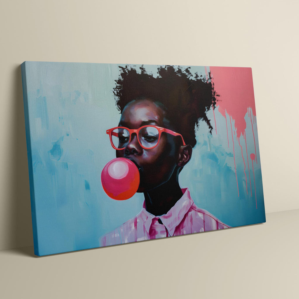 Bold Identity: Vibrant African American Portrait Art | Modern & Empowering Wall Decor