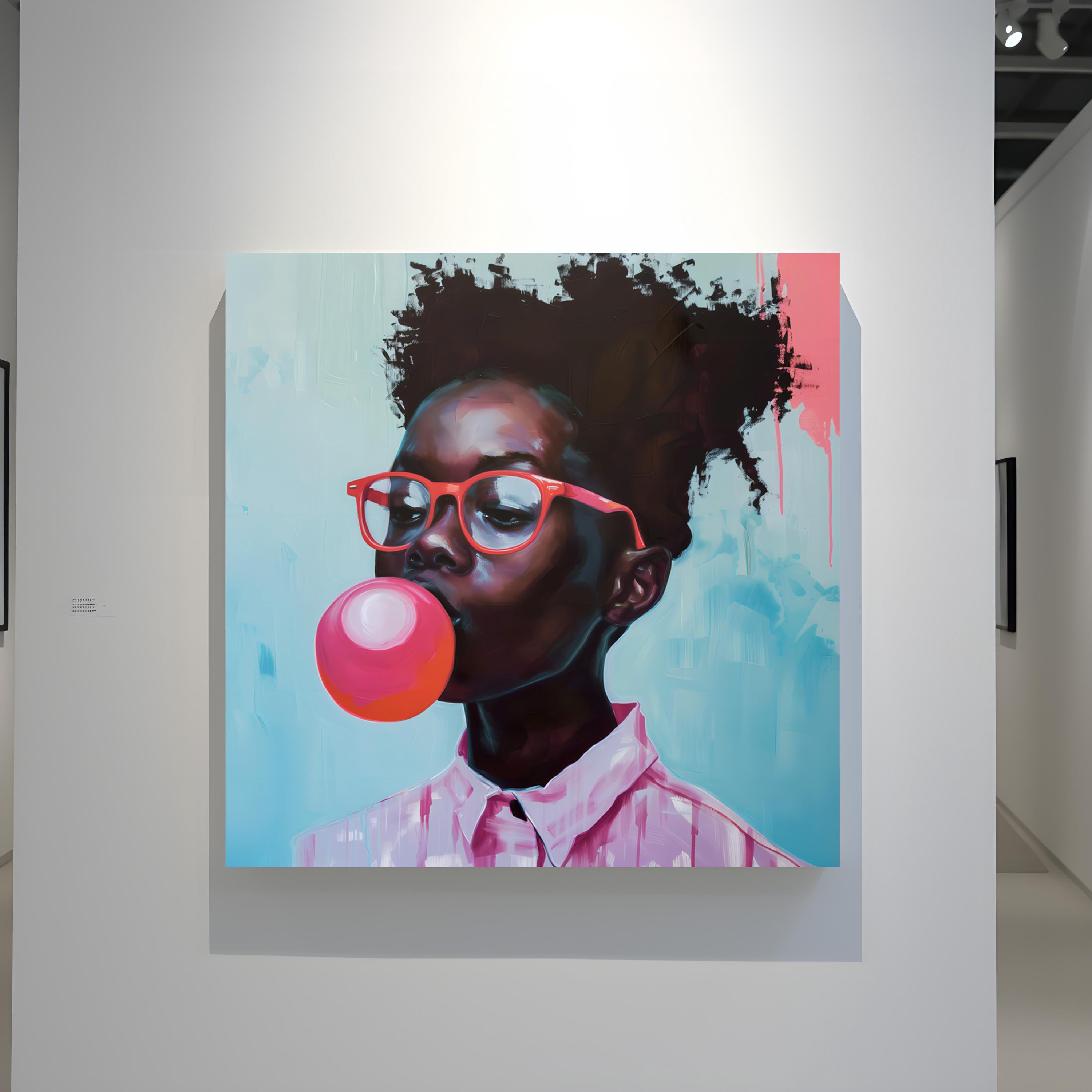 Bold Identity: Vibrant African American Portrait Art | Modern & Empowering Wall Decor