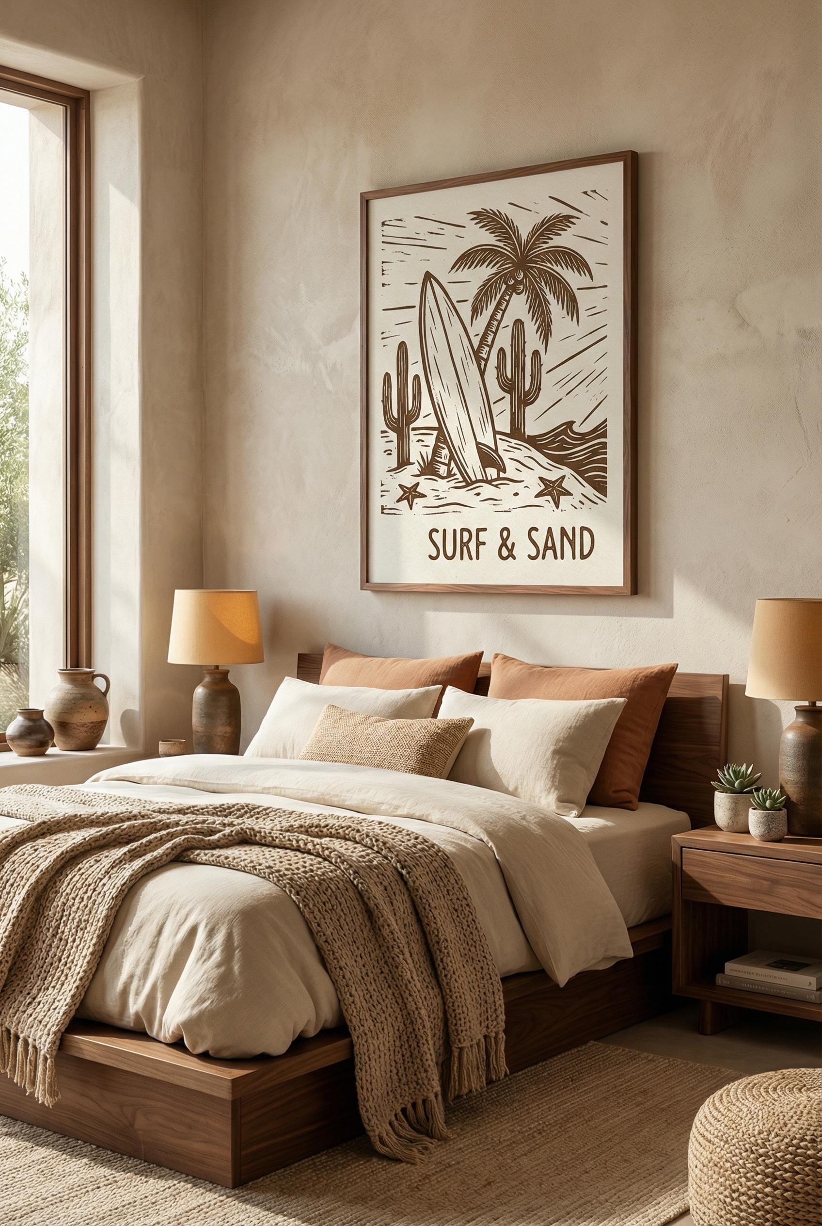 Beach Wall Art Print: Coastal Vibes (Matte, Canvas, or Framed)
