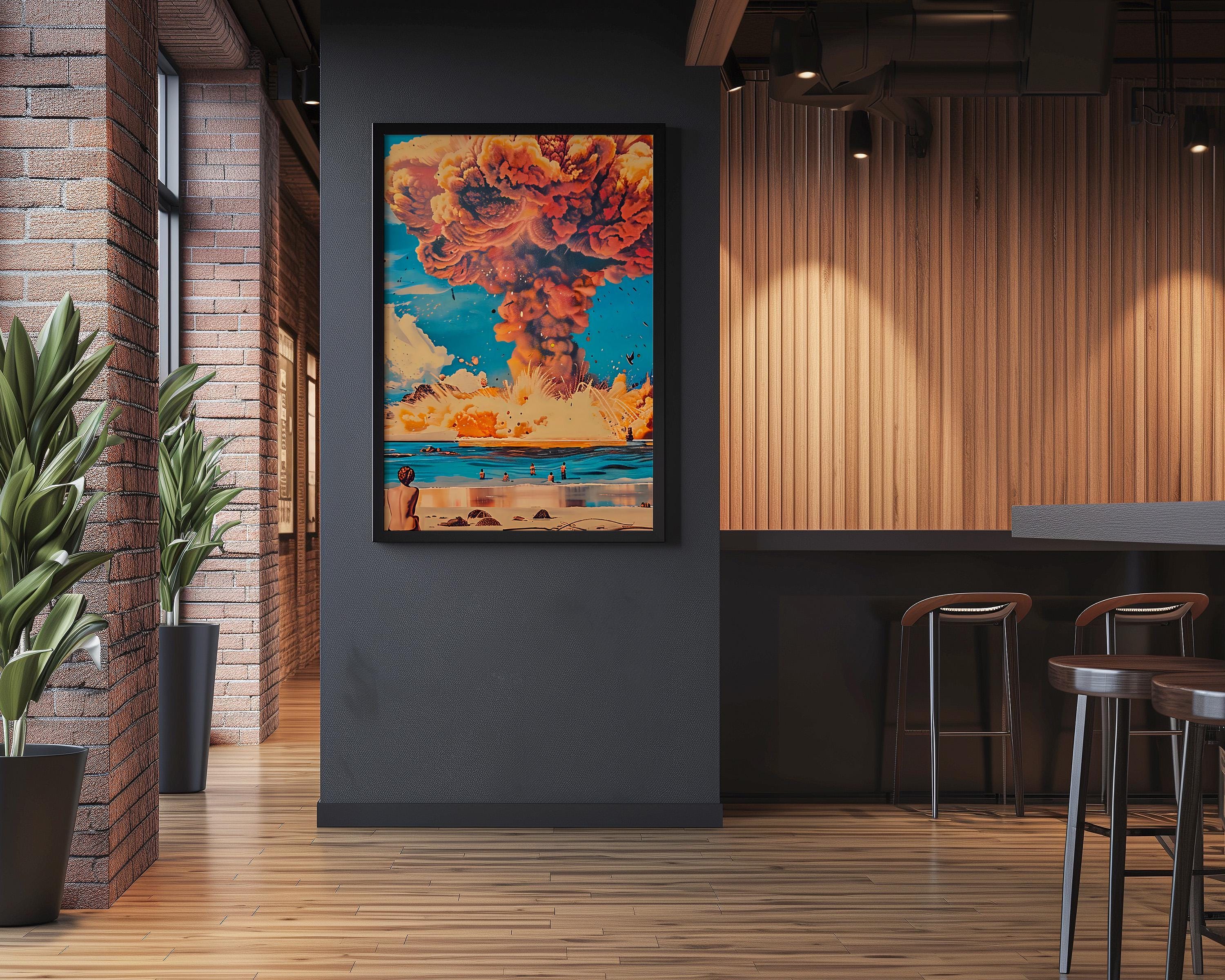 The Sublime Event: Cinematic Nuclear Cloud Canvas Art | Powerful & Thought-Provoking Wall Decor