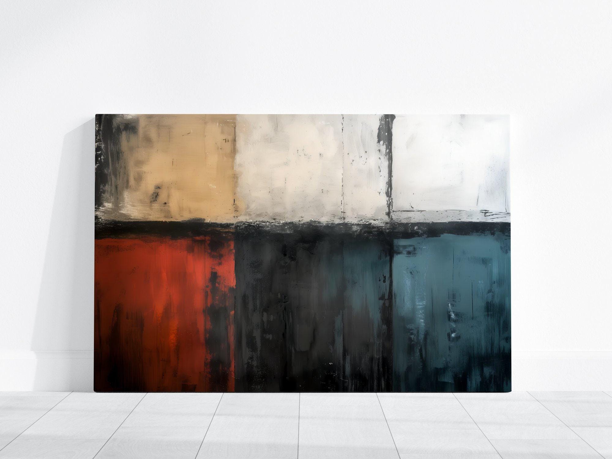 Abstract Elegance: Minimalist Wood Sign Art | Modern Geometric & Organic Wall Decor
