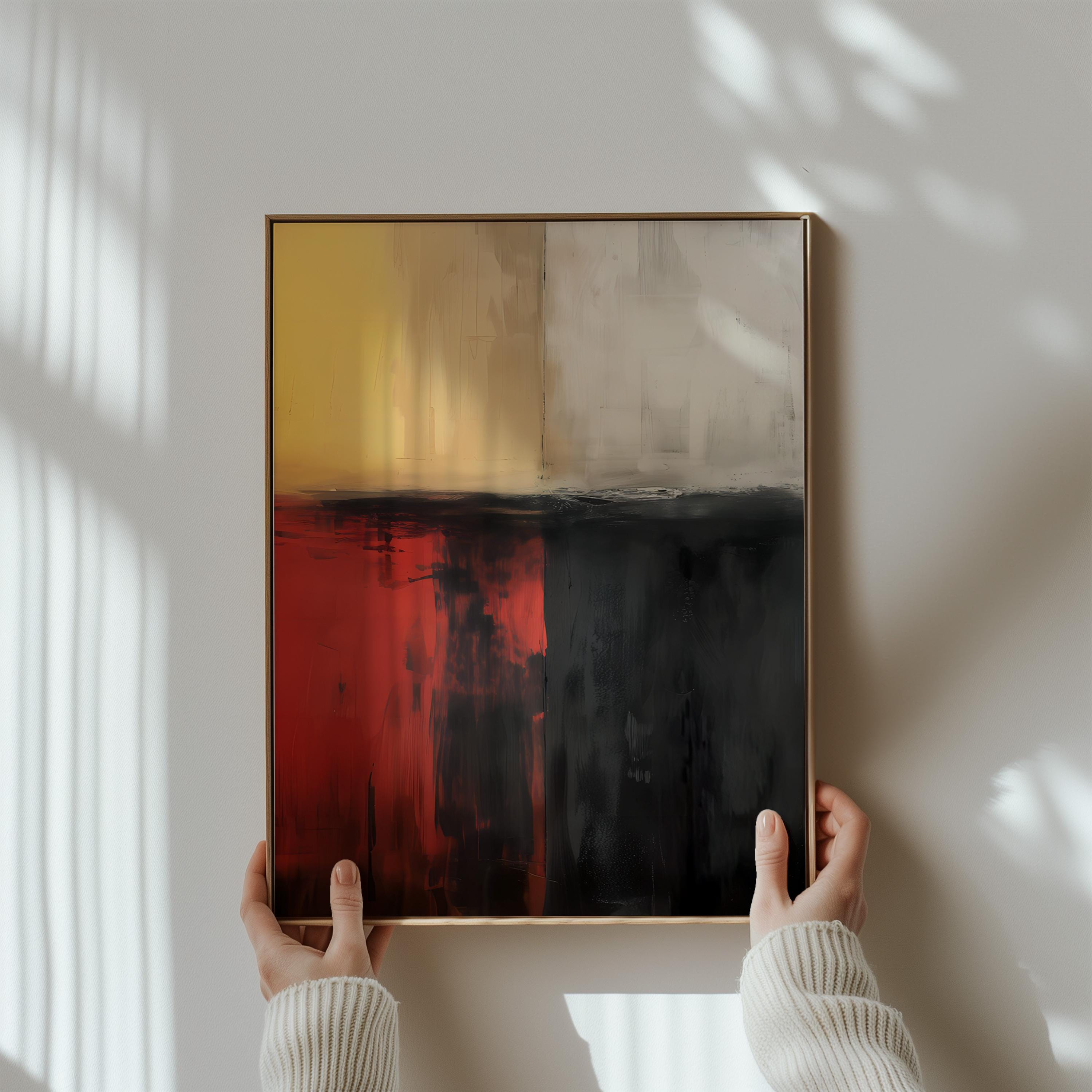 Abstract Elegance: Minimalist Wood Sign Art | Modern Geometric & Organic Wall Decor