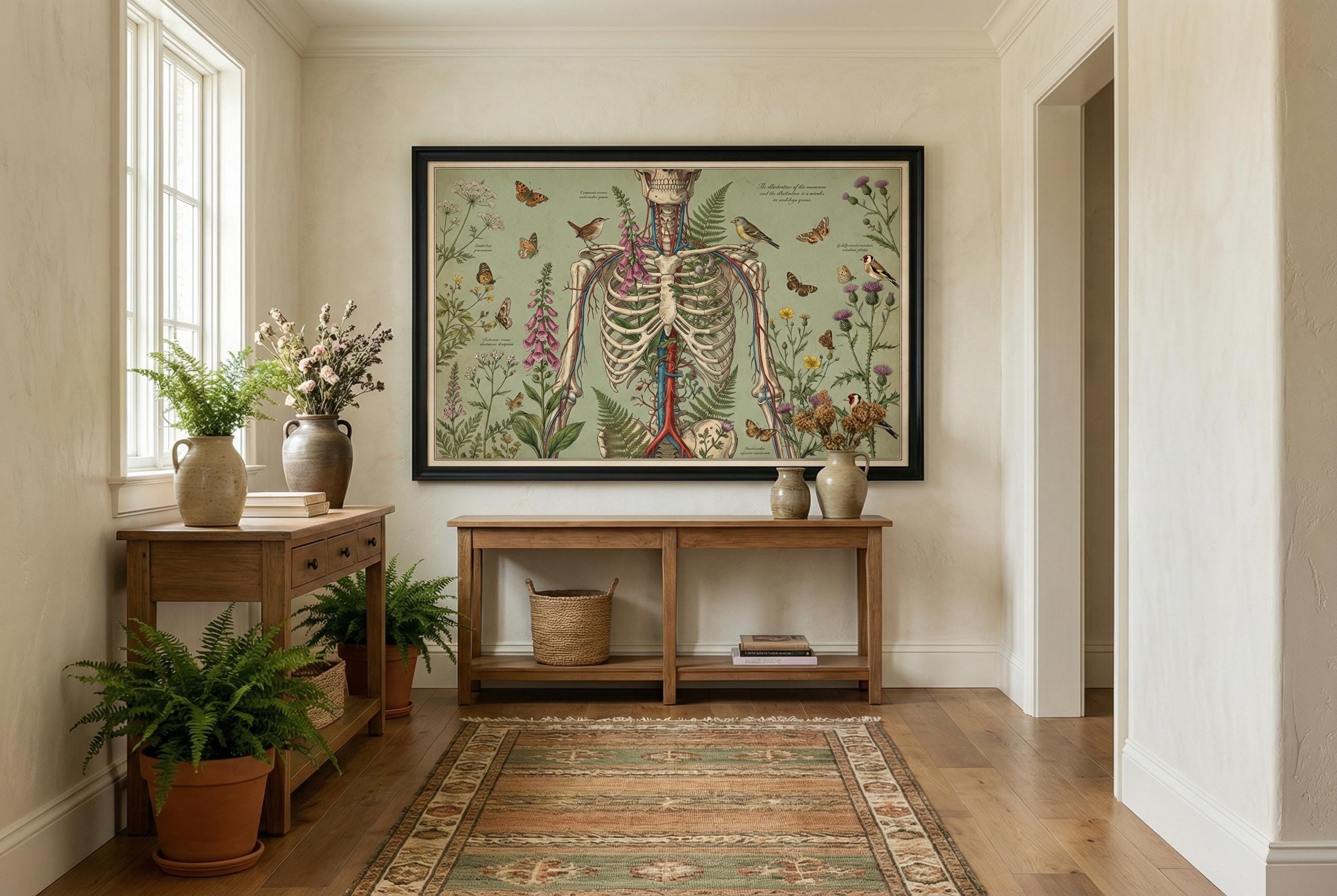 Wall Art Print: Human Nature Connection - Abstract Home Decor