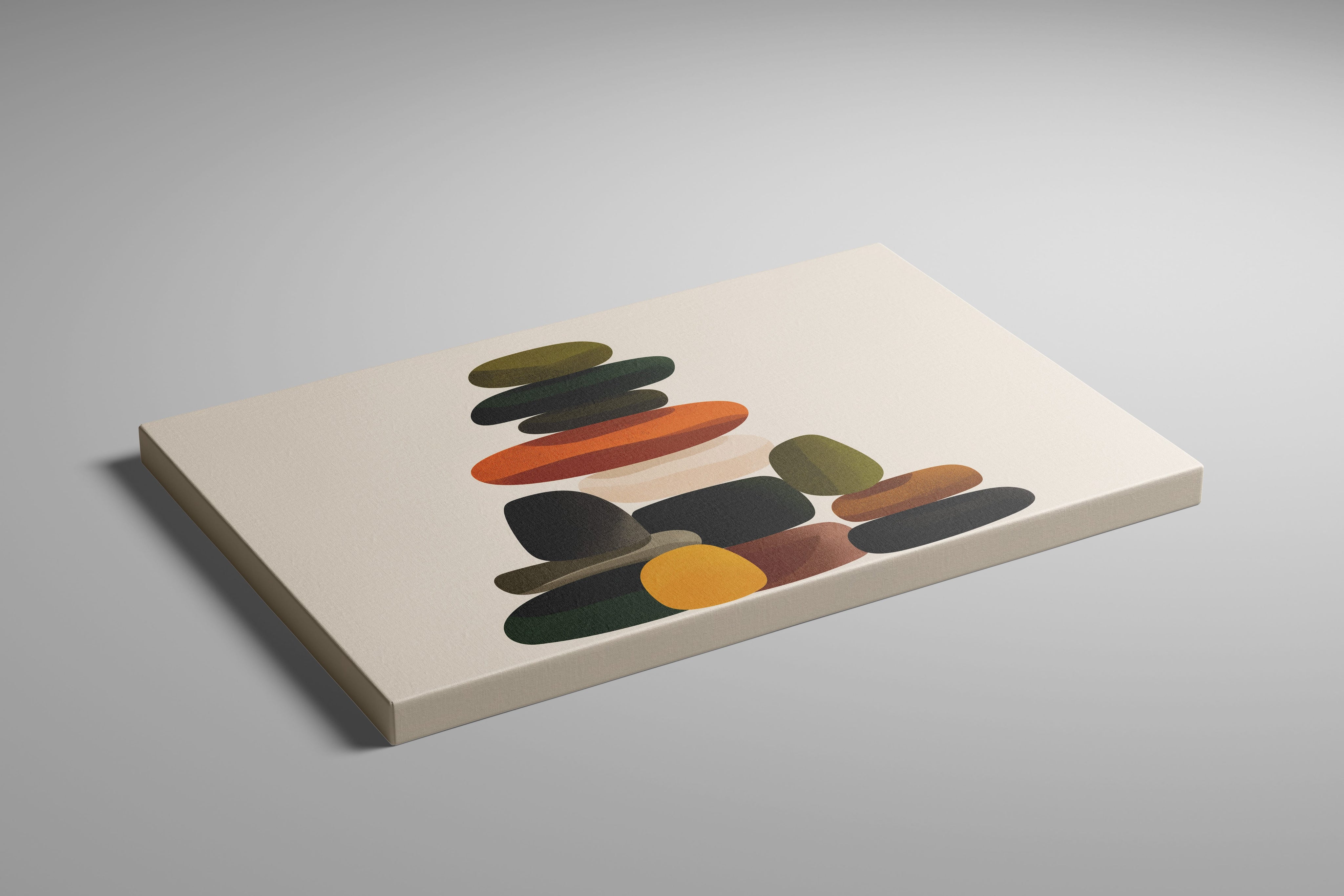 Mid Century Modern Art - Geometric Wall Art | Earth Tone Prints | Scandinavian Boho Decor