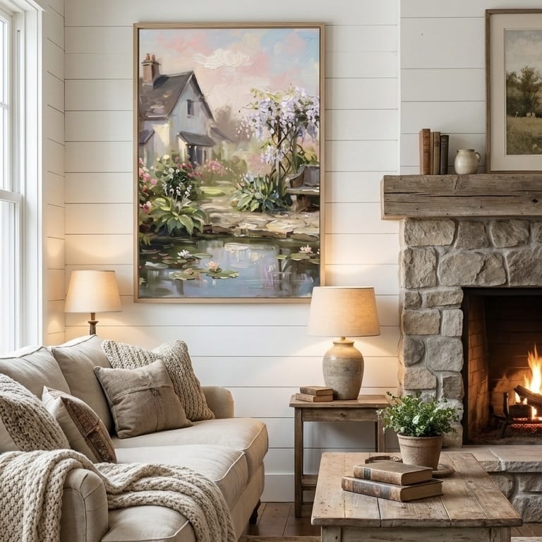 Bright Countryside Wall Art - Morning Light