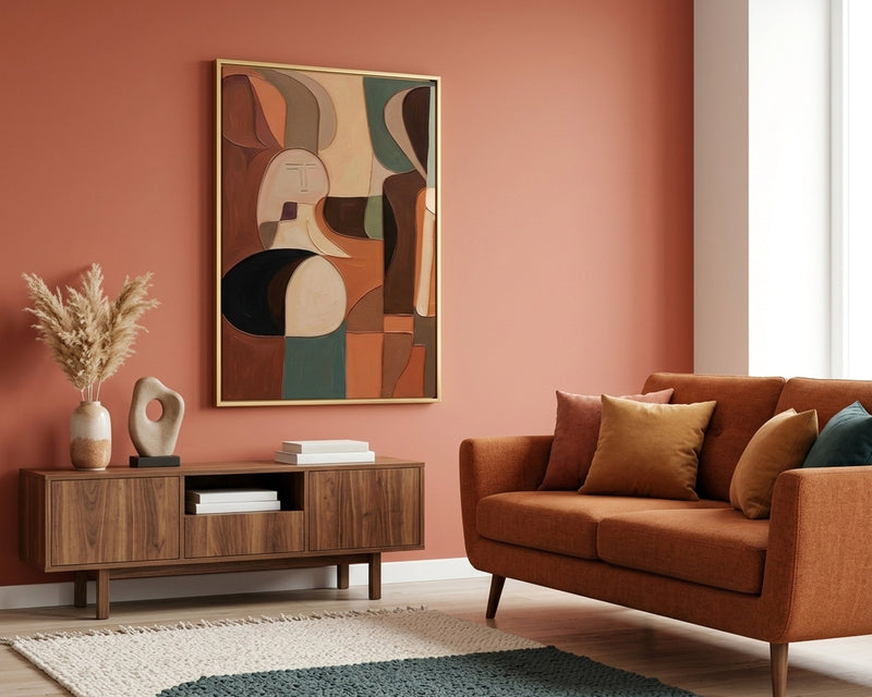 Abstract Figures Art Print