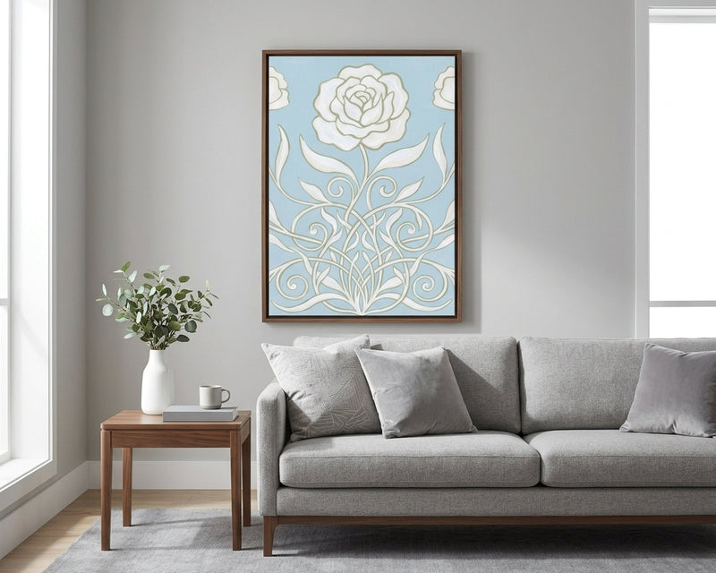 Art Nouveau Floral Print