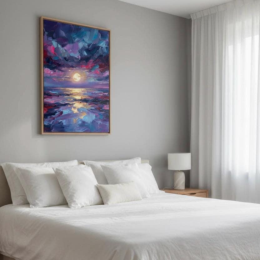 Sunset Sky Art Print – Vibrant Landscape Decor With Dramatic Cloudscape