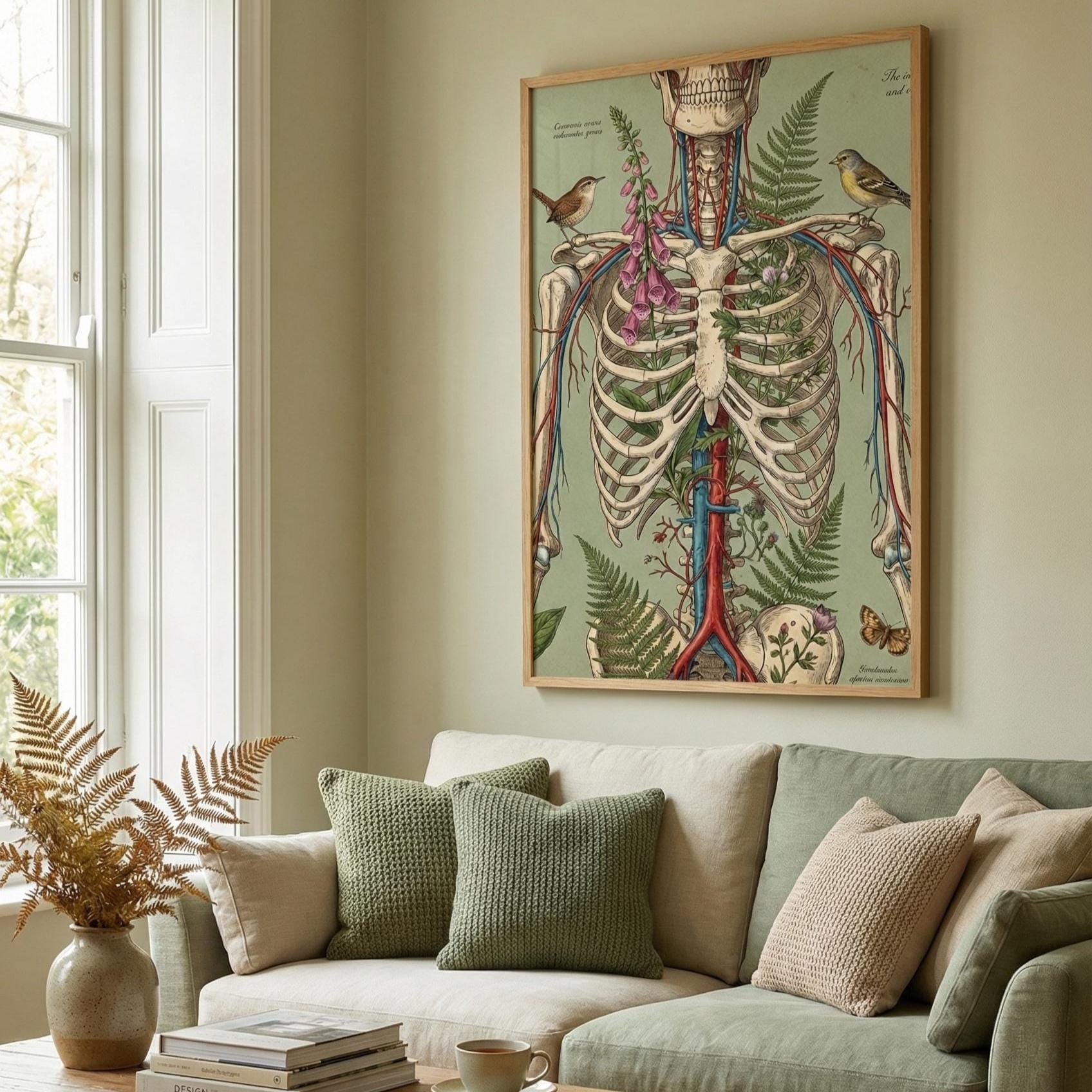Wall Art Print: Human Nature Connection - Abstract Home Decor