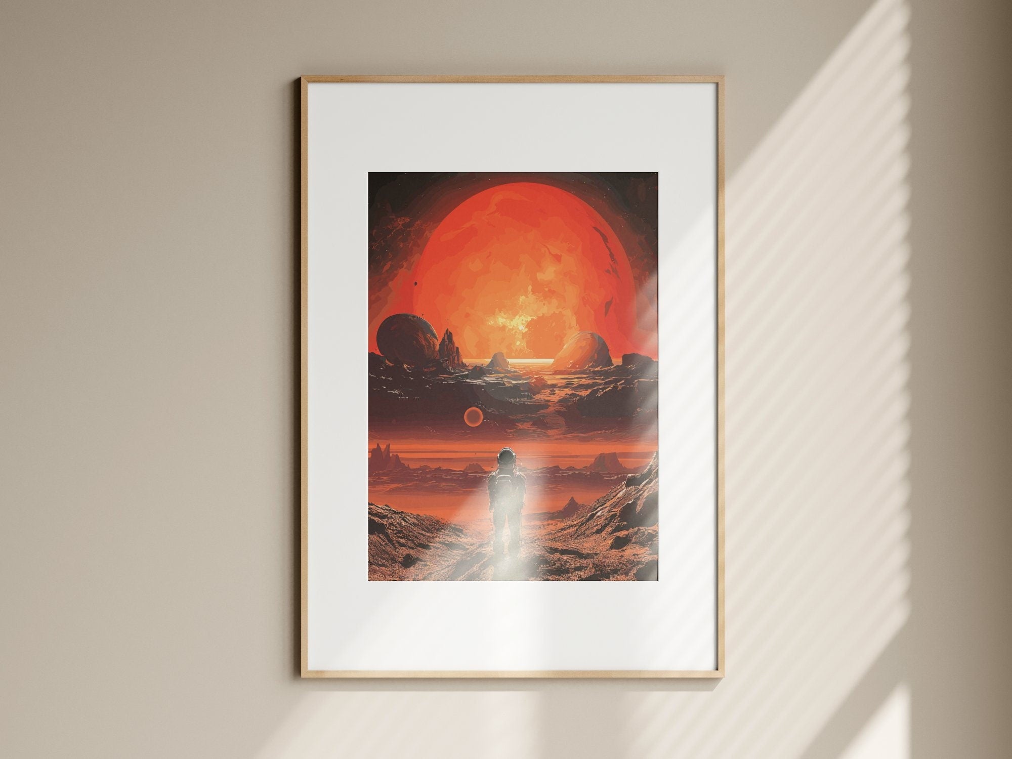 Planet X Views, Wall Art, Vintage, Retro Futurism Art, Wallpaper, Sci-Fi Collage Art, Space Art, Modern Art, Retro Art, Wall Art, Cosmic Art