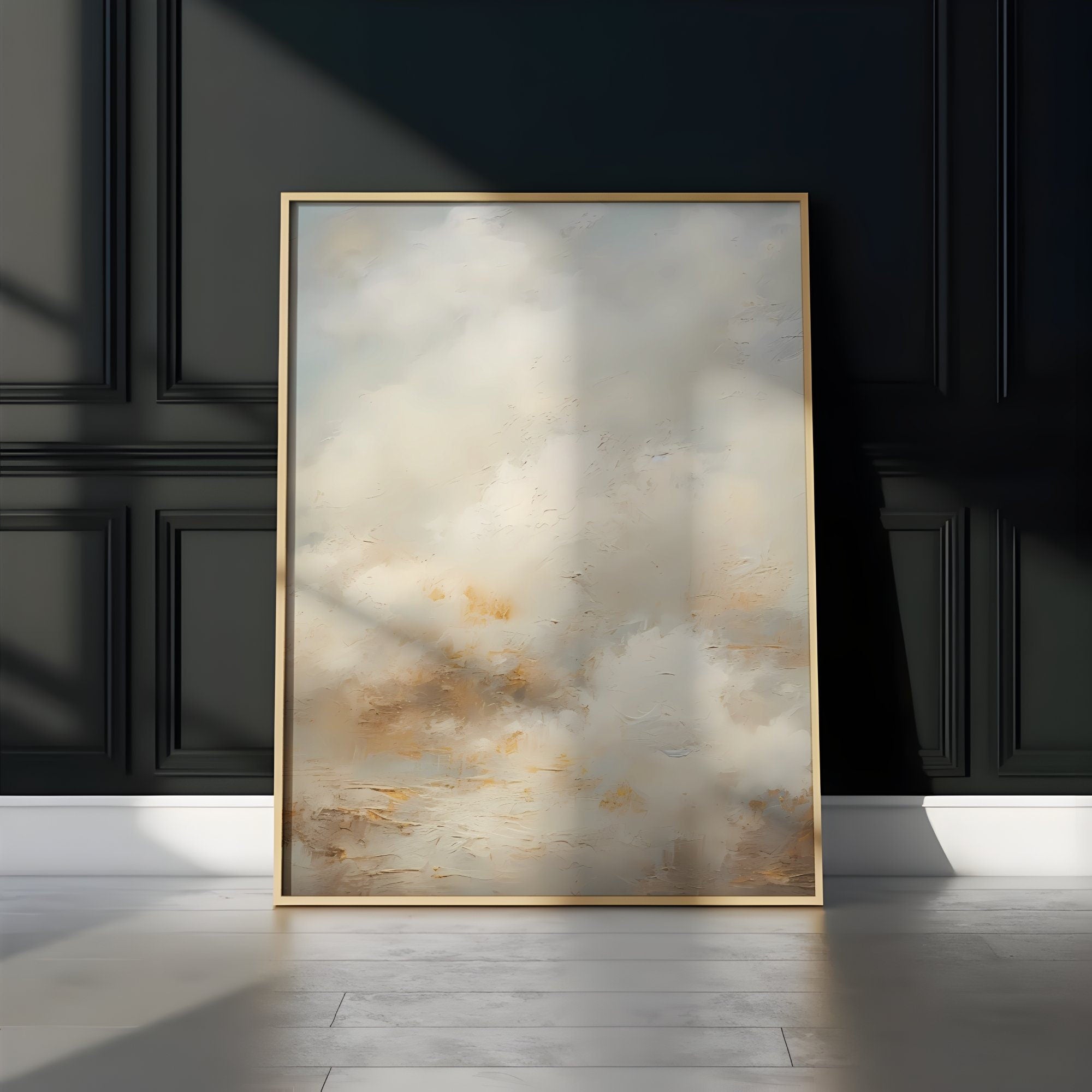 Clouds and Wind Minimalist Sky Interactive Wall Art