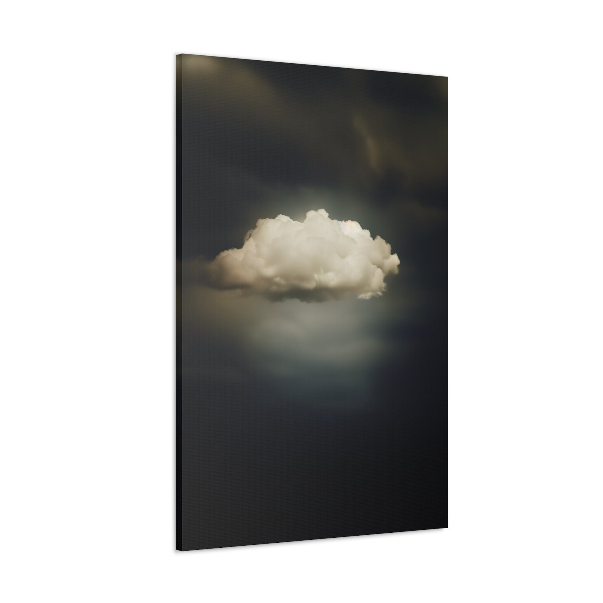 The Contemplative Sky: Vintage Moody Clouds Art | Serene & Minimalist Wall Decor