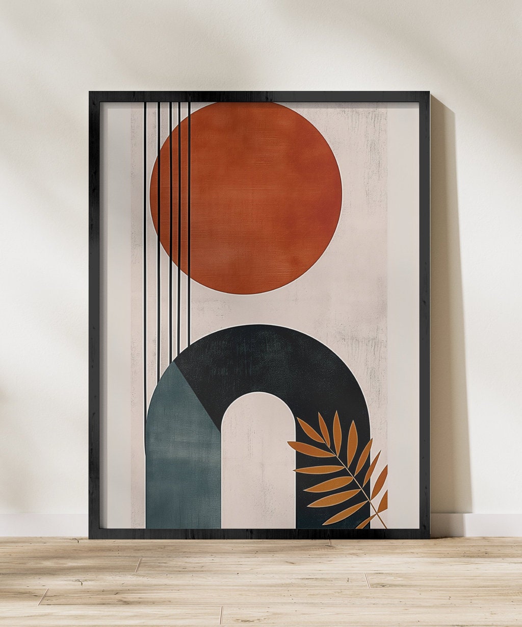 Abstract Shapes Illustrations Interactive Wall Art