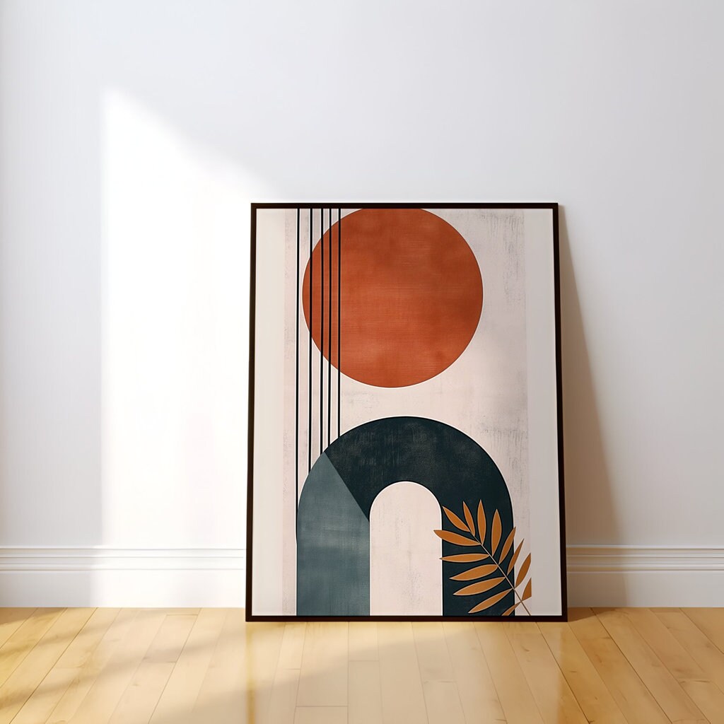 Abstract Shapes Illustrations Interactive Wall Art