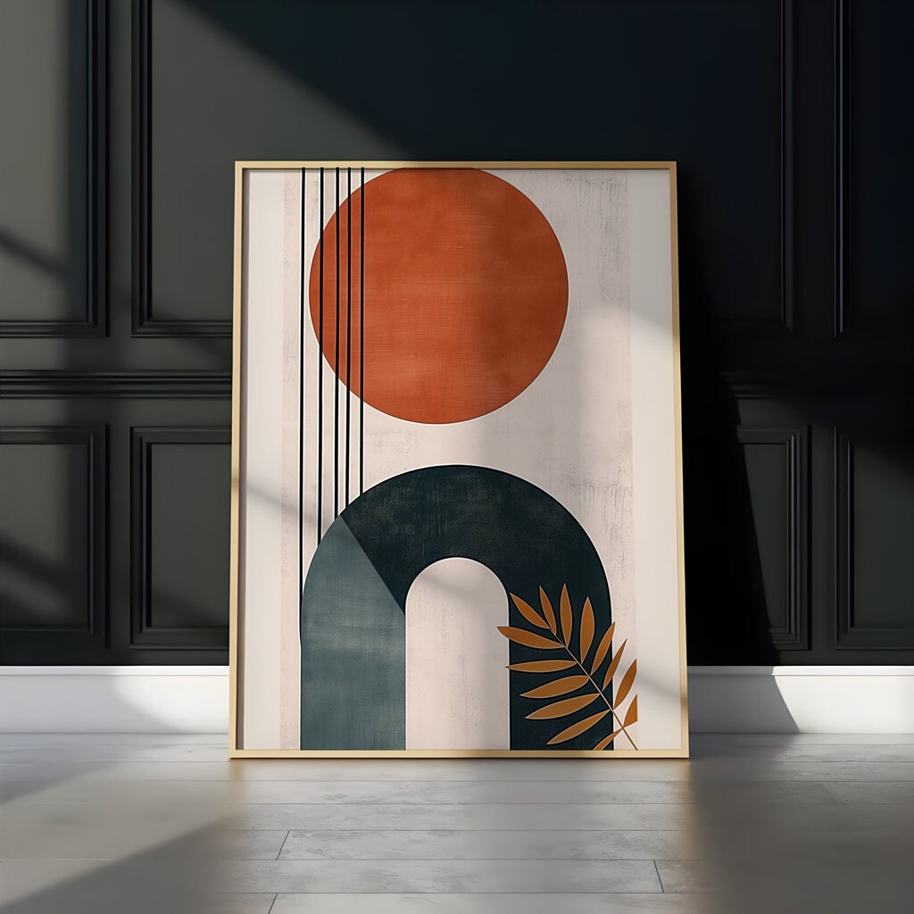 Abstract Shapes Illustrations Interactive Wall Art