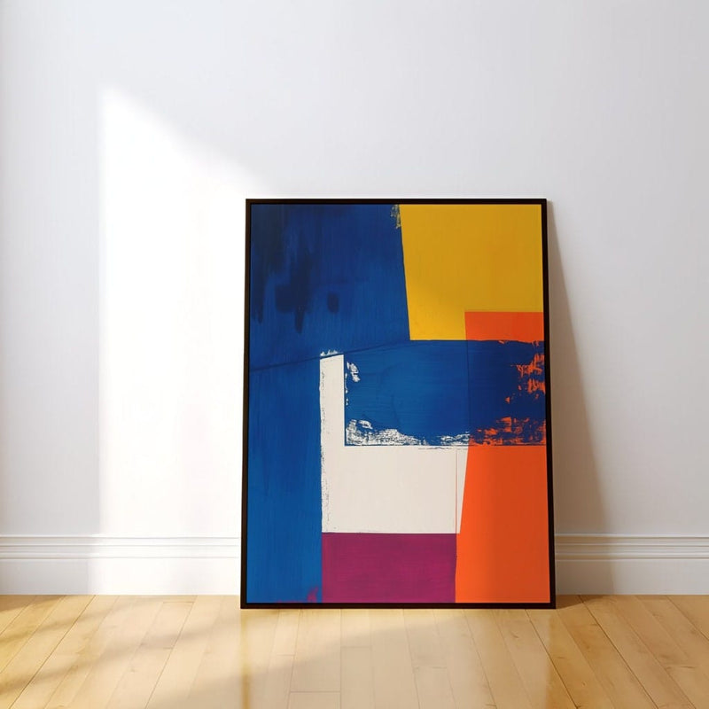 Modern Minimalist Abstract Art – Vibrant Wall Decor | Sophisticated Gallery Wrap Canvas