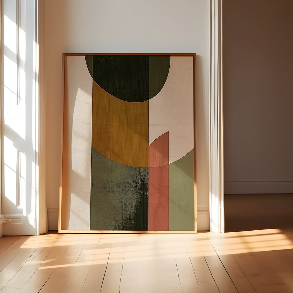 Abstract Shapes Illustrations Interactive Wall Art