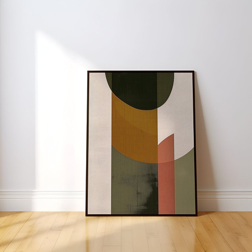 Abstract Shapes Illustrations Interactive Wall Art