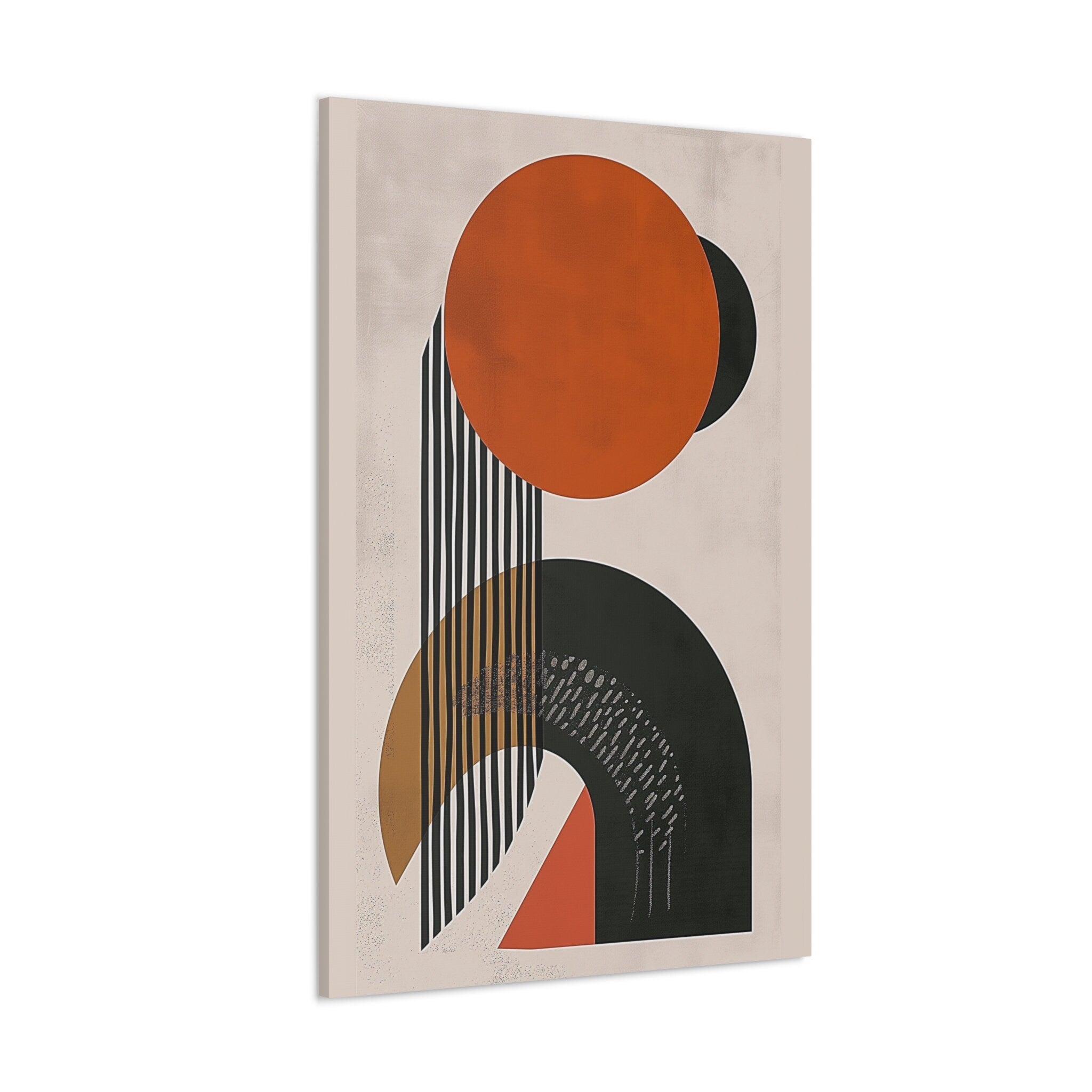 Abstract Shapes Mid-Century Modern Interactive Wall Art