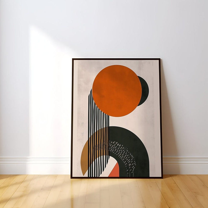 Mid-Century Modern Art | Abstract Wall Decor - Geometric & Organic Shapes