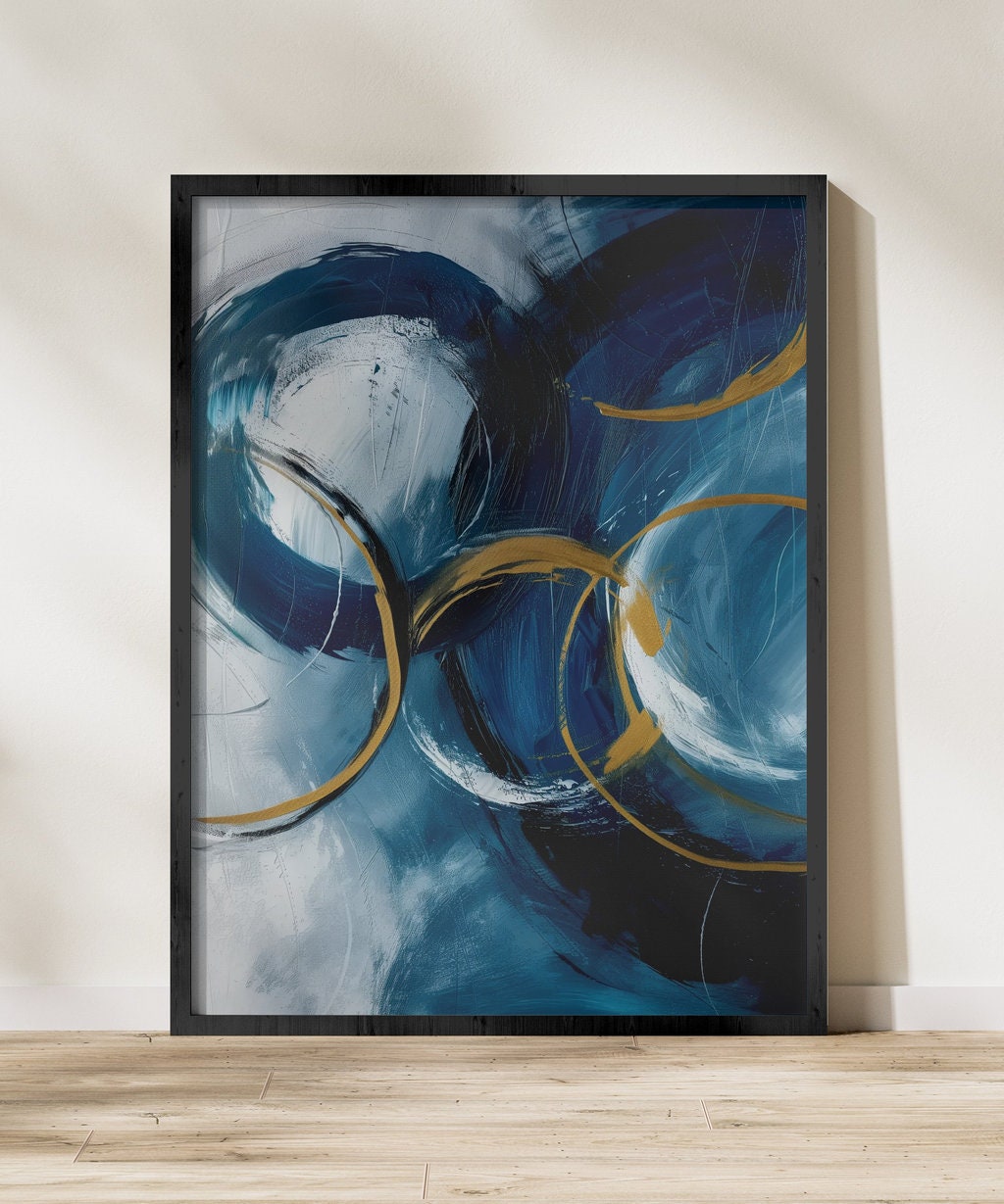 Abstract Circles Wall Art