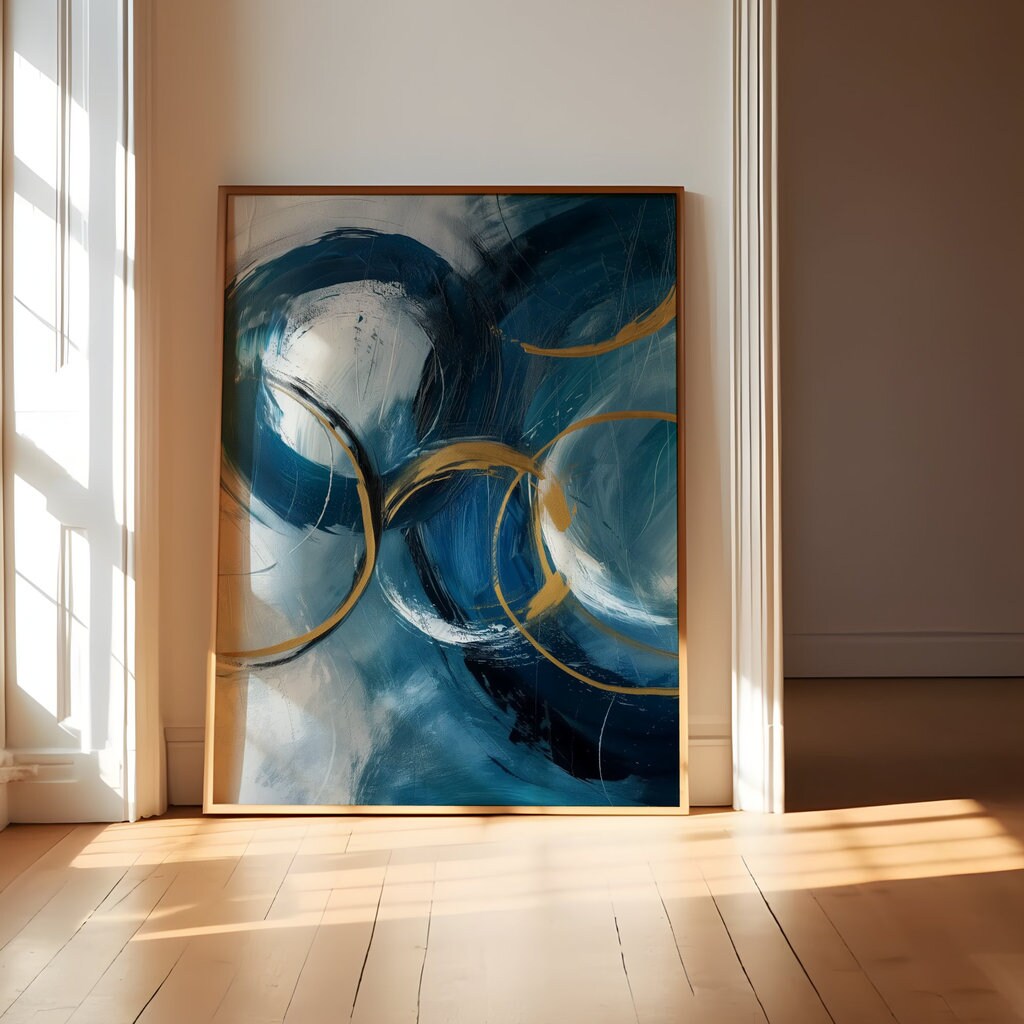 Abstract Circles Wall Art