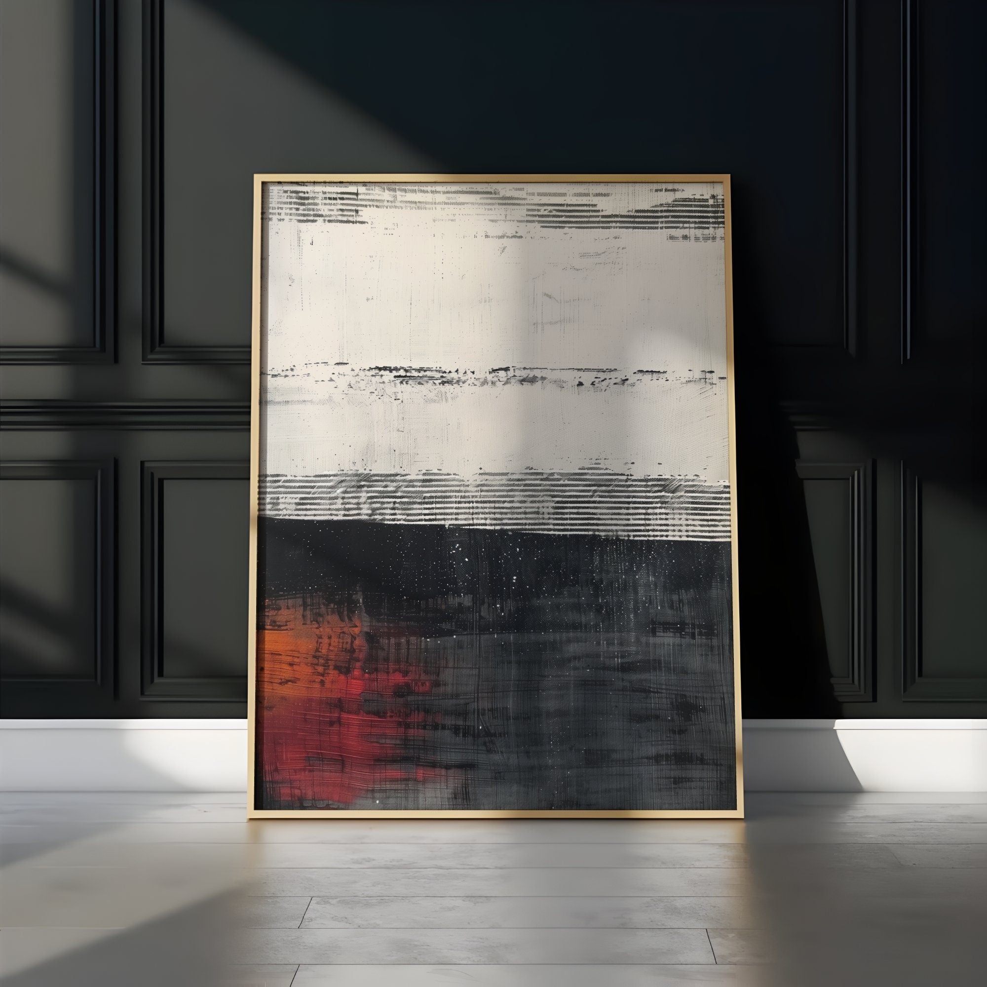 Abstract Modern Minimalist Interactive Wall Art