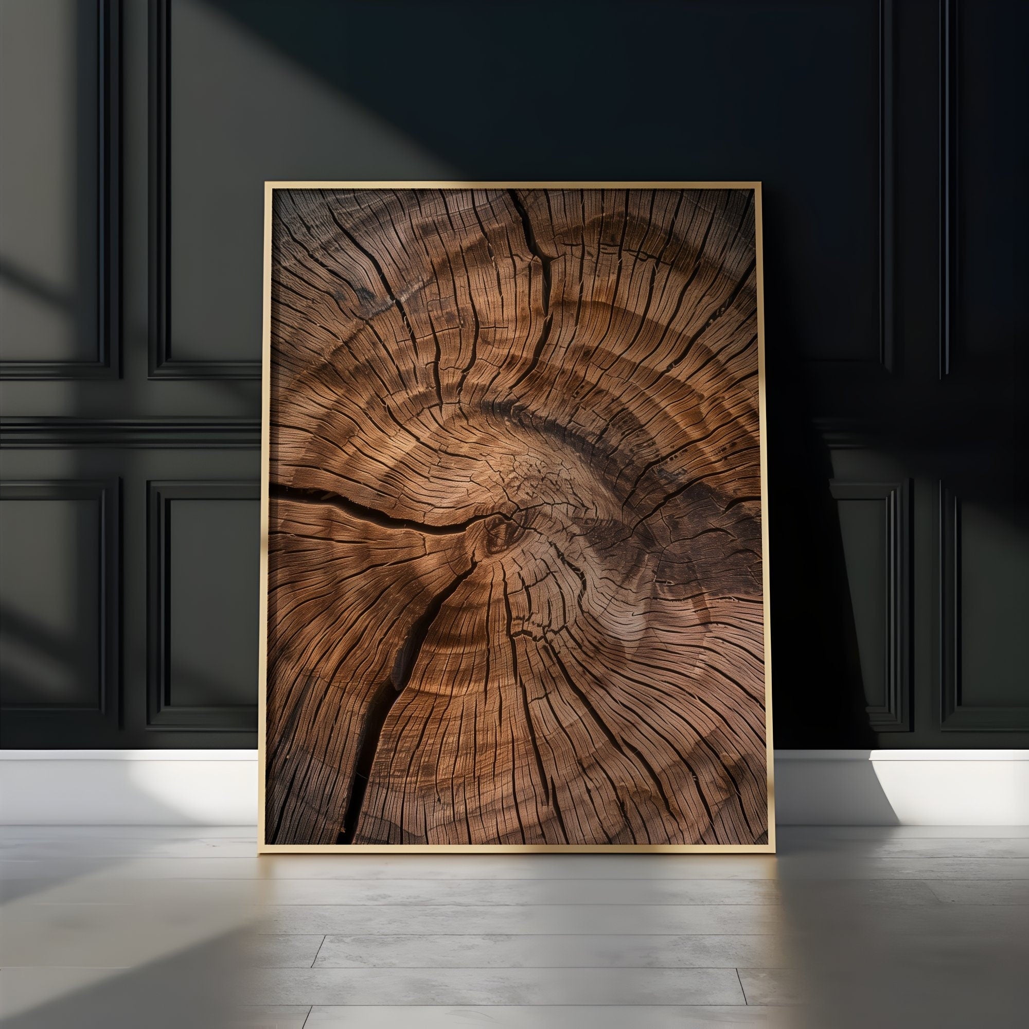 The Life of Trees: Abstract Weathered Wood Texture Art | Rustic & Organic Wall Decor