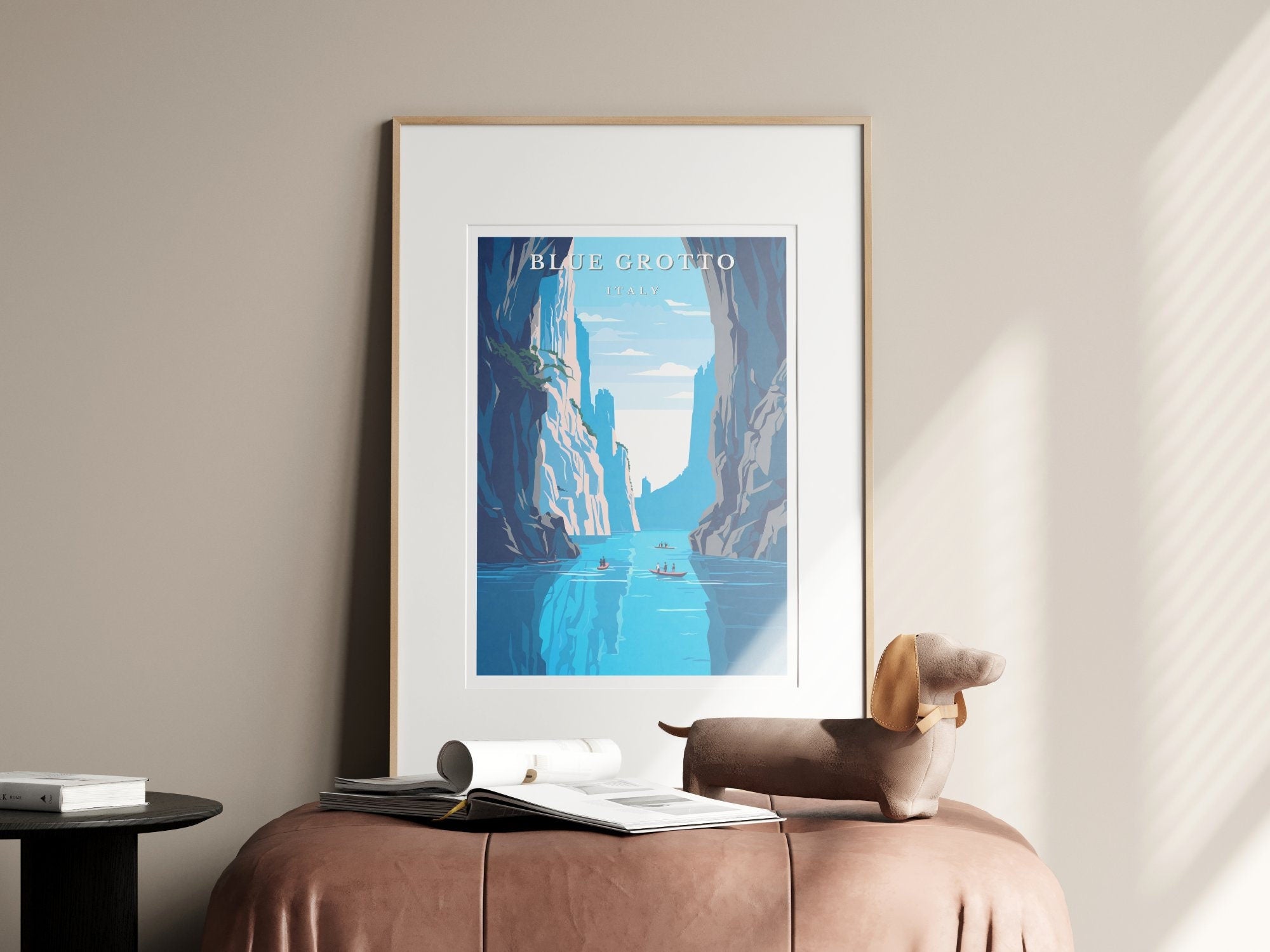 Blue Grotto Italy Travel Wall Art