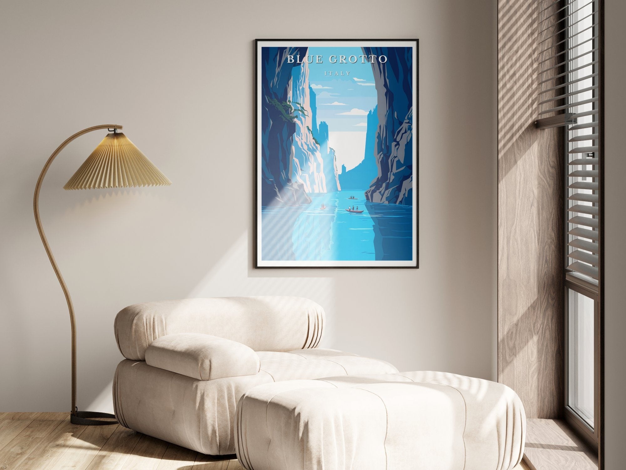 Blue Grotto Italy Travel Wall Art